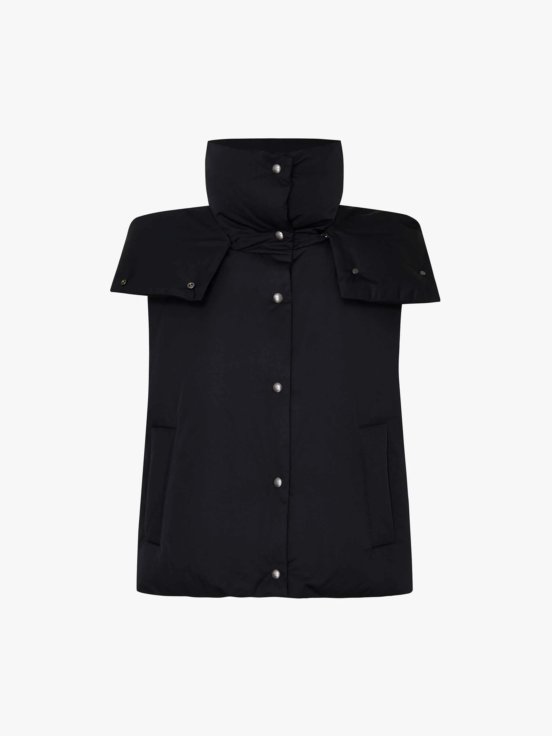 Sleeveless Hooded Down Jacket - Image 13