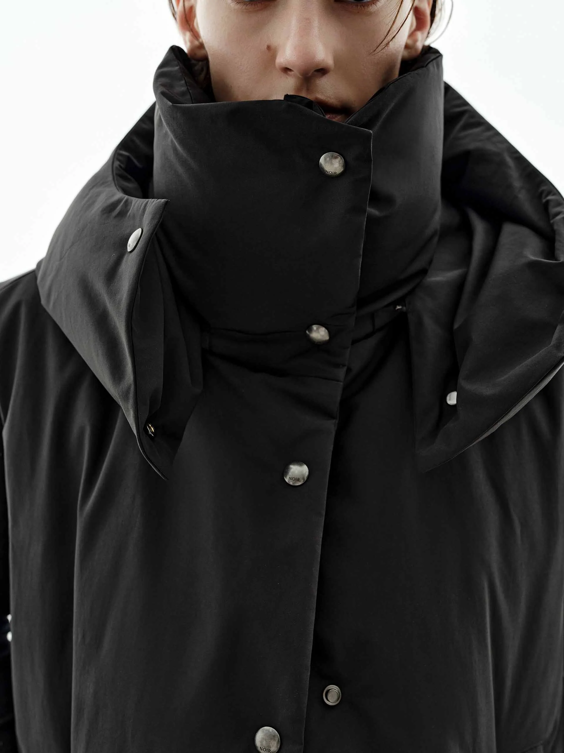Sleeveless Hooded Down Jacket - Image 16