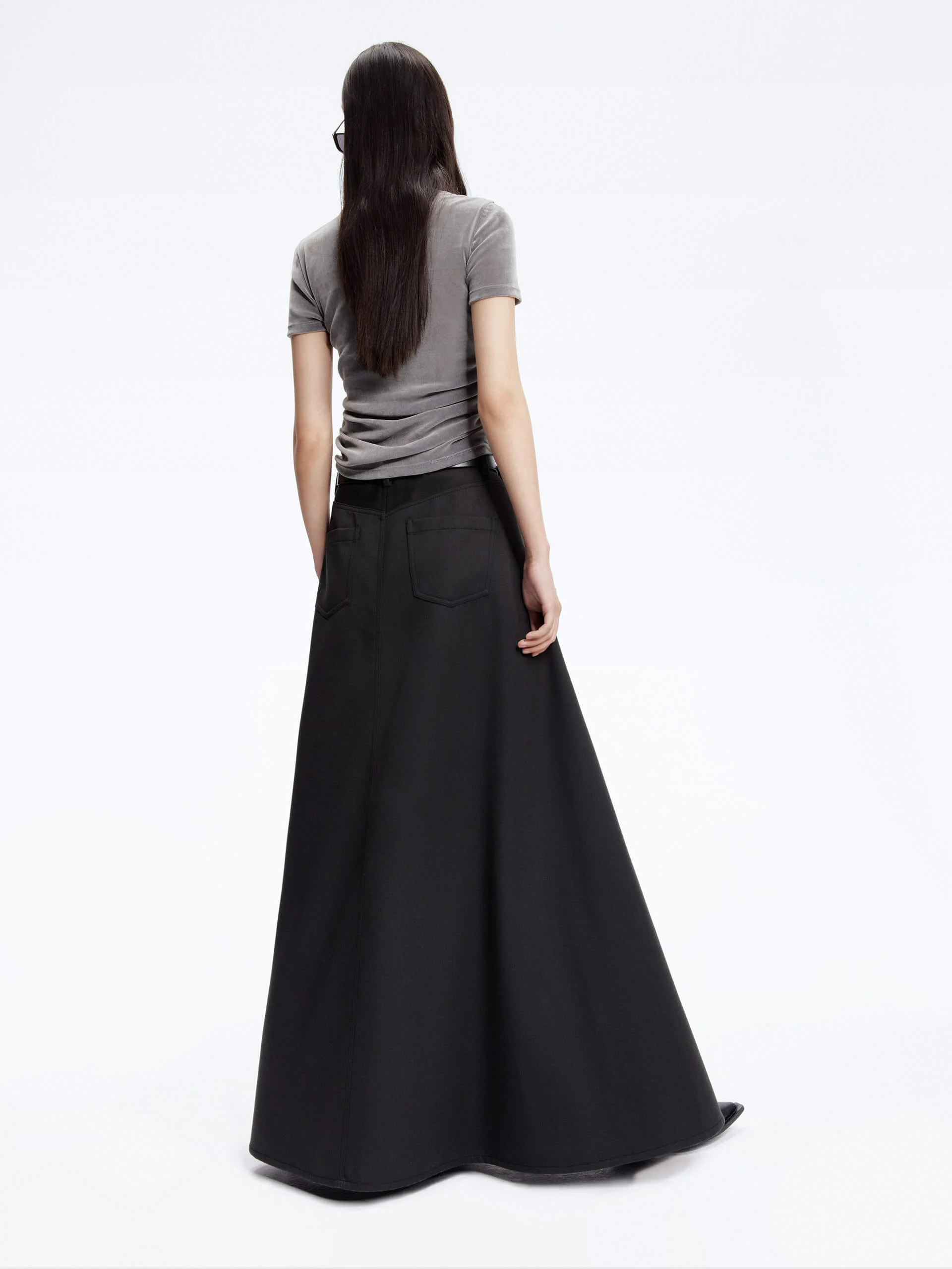 Slim Fit Pleated T-shirt - Image 6