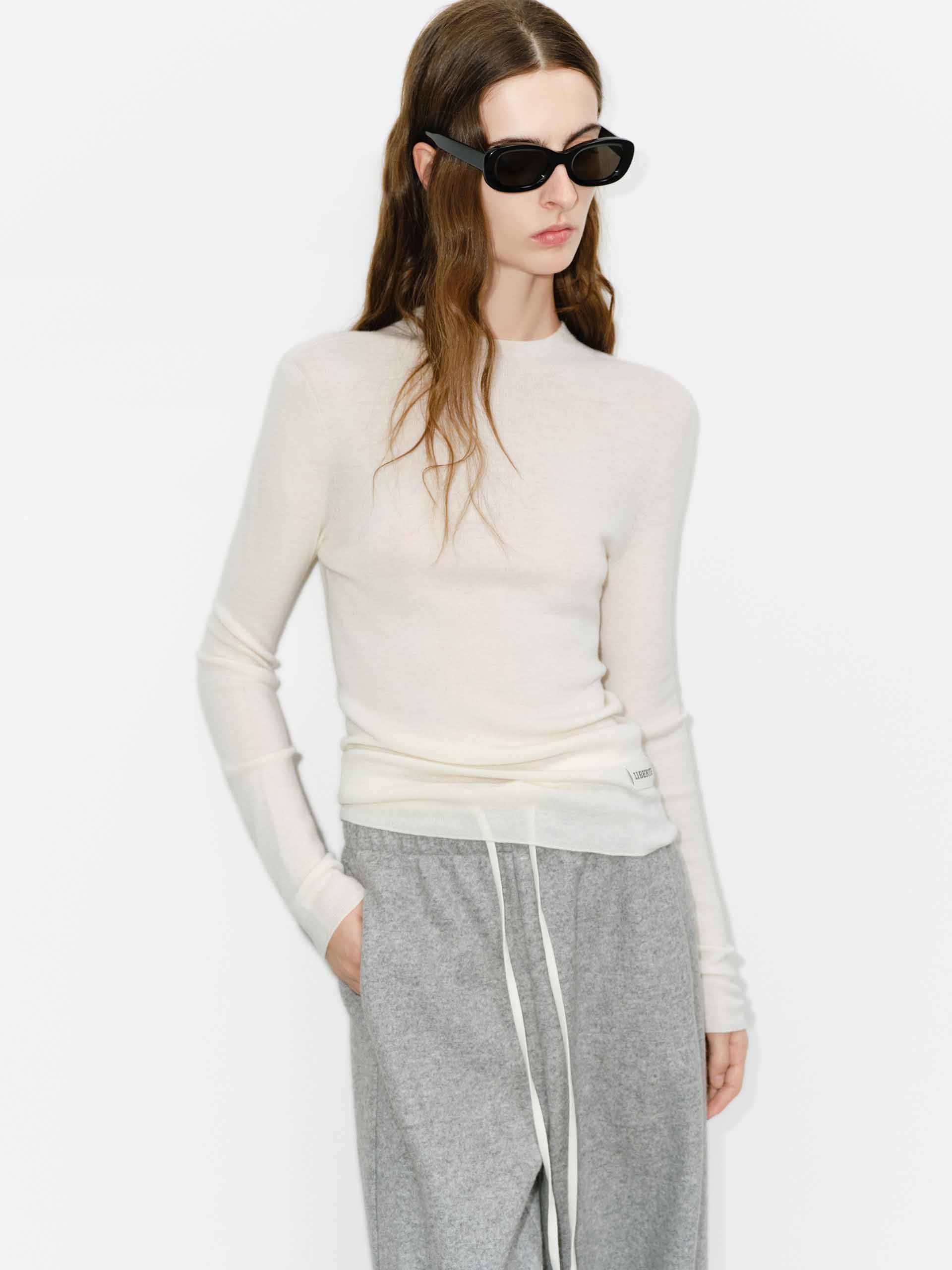 Slim Fitted Soft Knit Top - Image 16