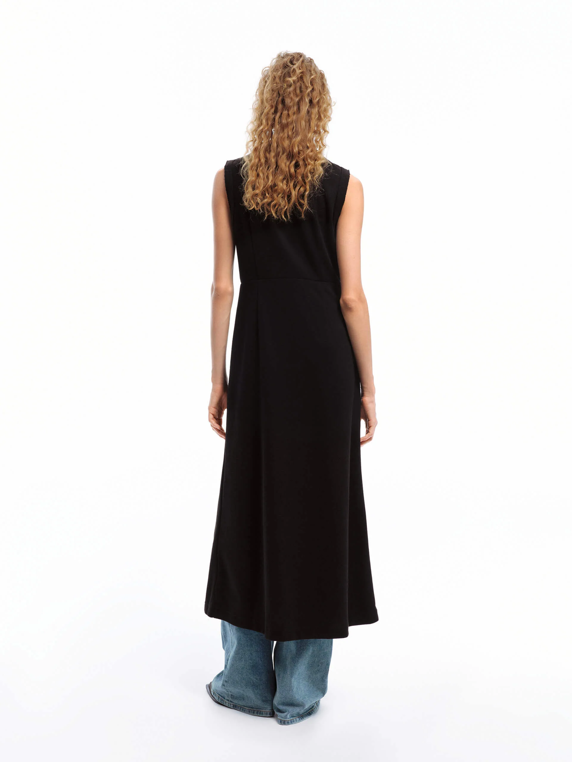 Snap Button Tank Dress - Image 4