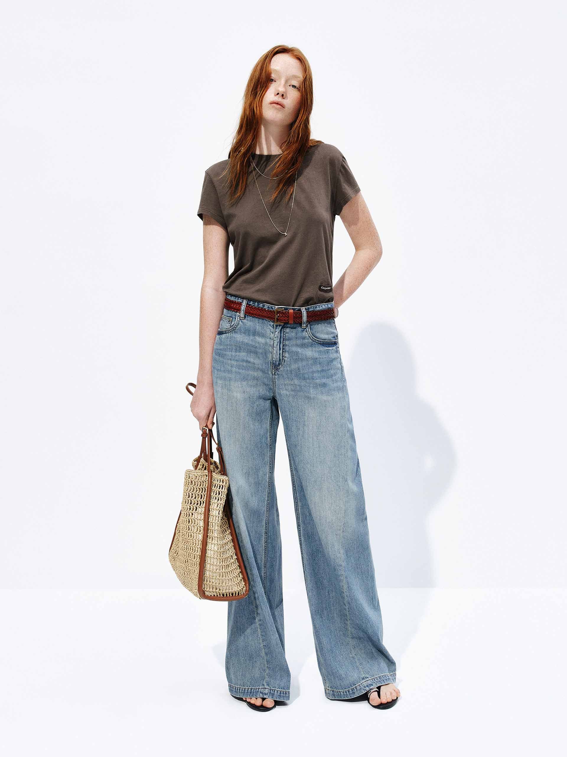 Soft Cotton Basic T-shirt - Image 2