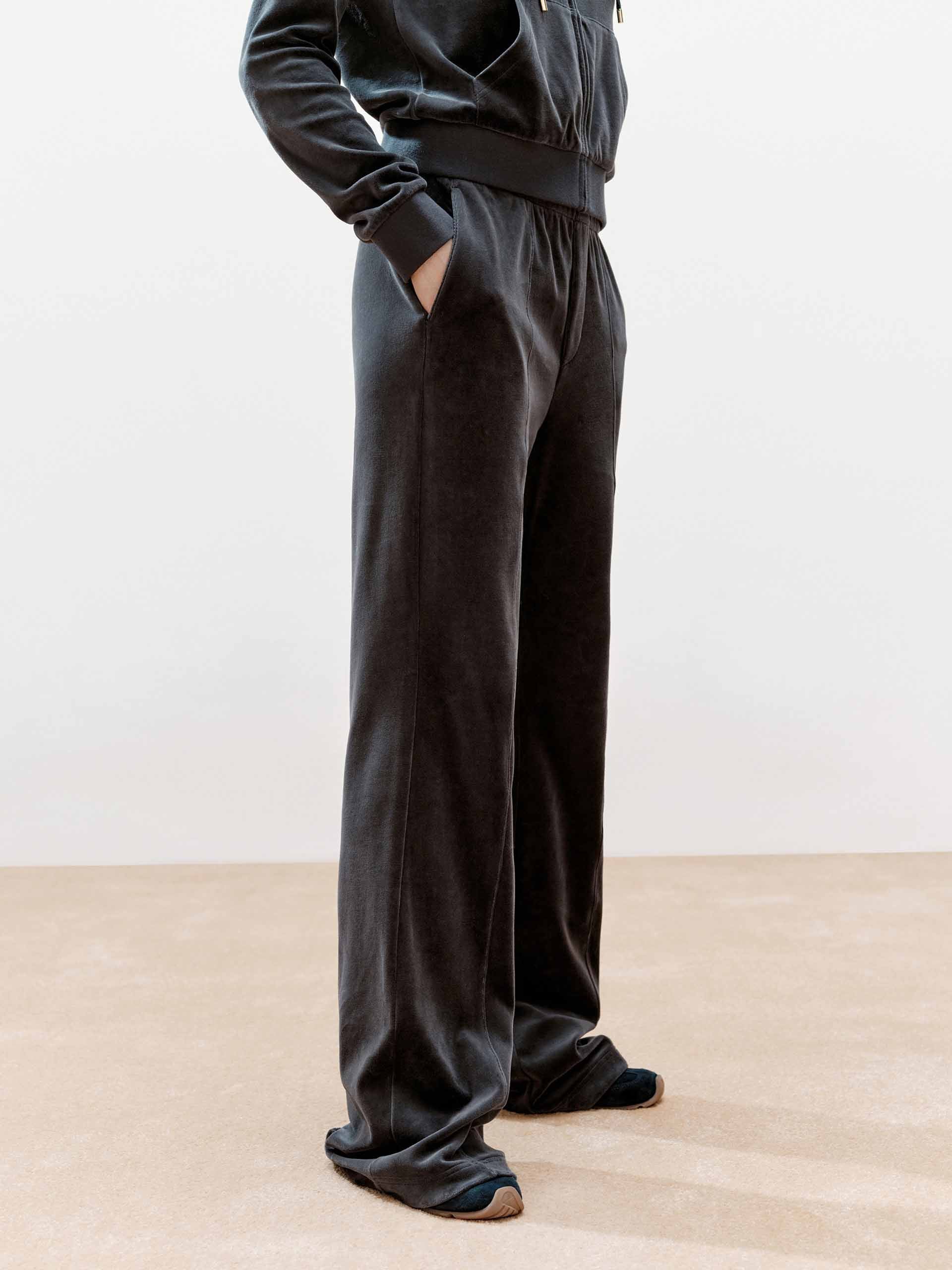 Soft Velvet Flared Pants - Image 7