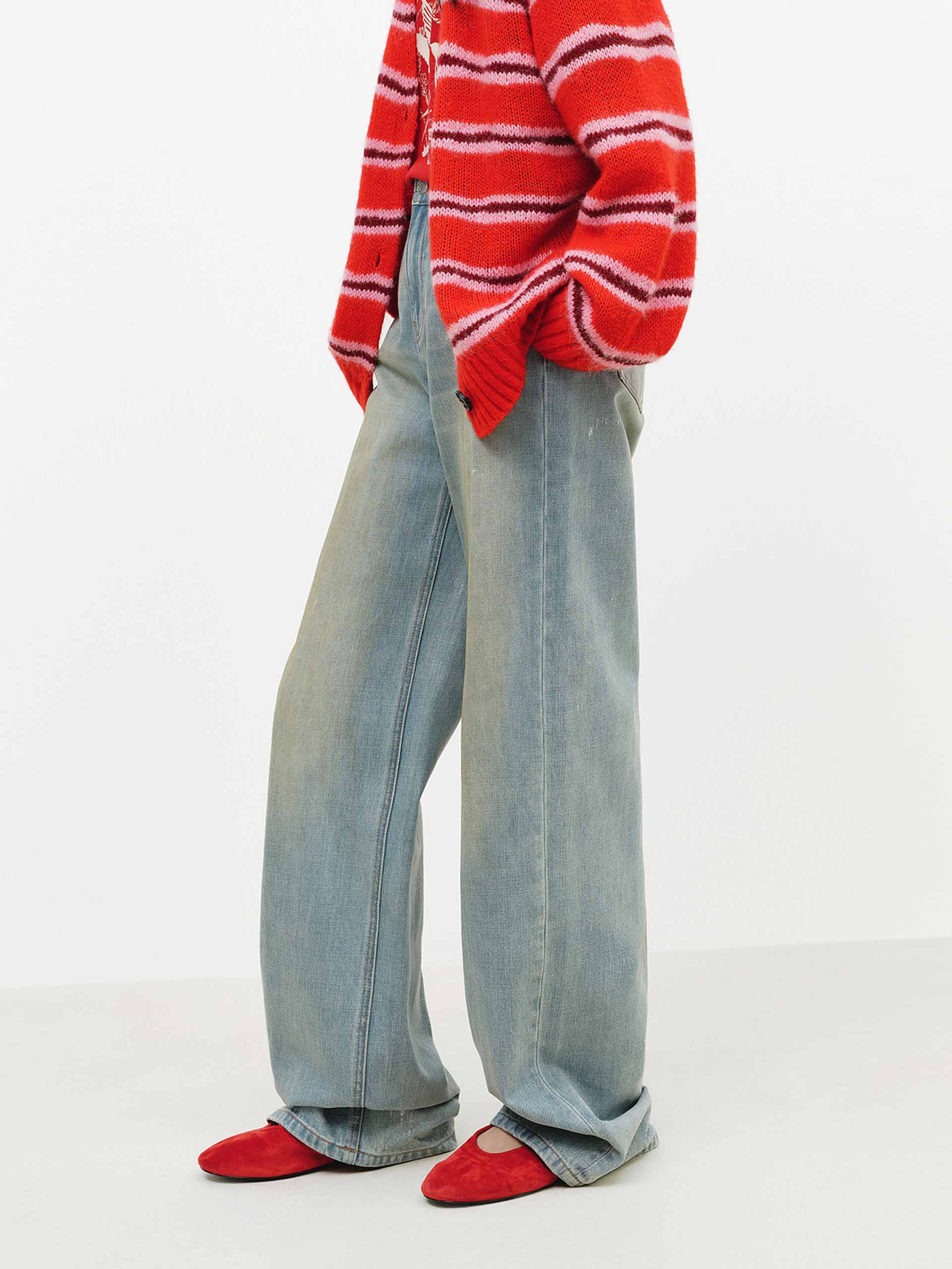Splatter Five Pocket Jeans - Image 3