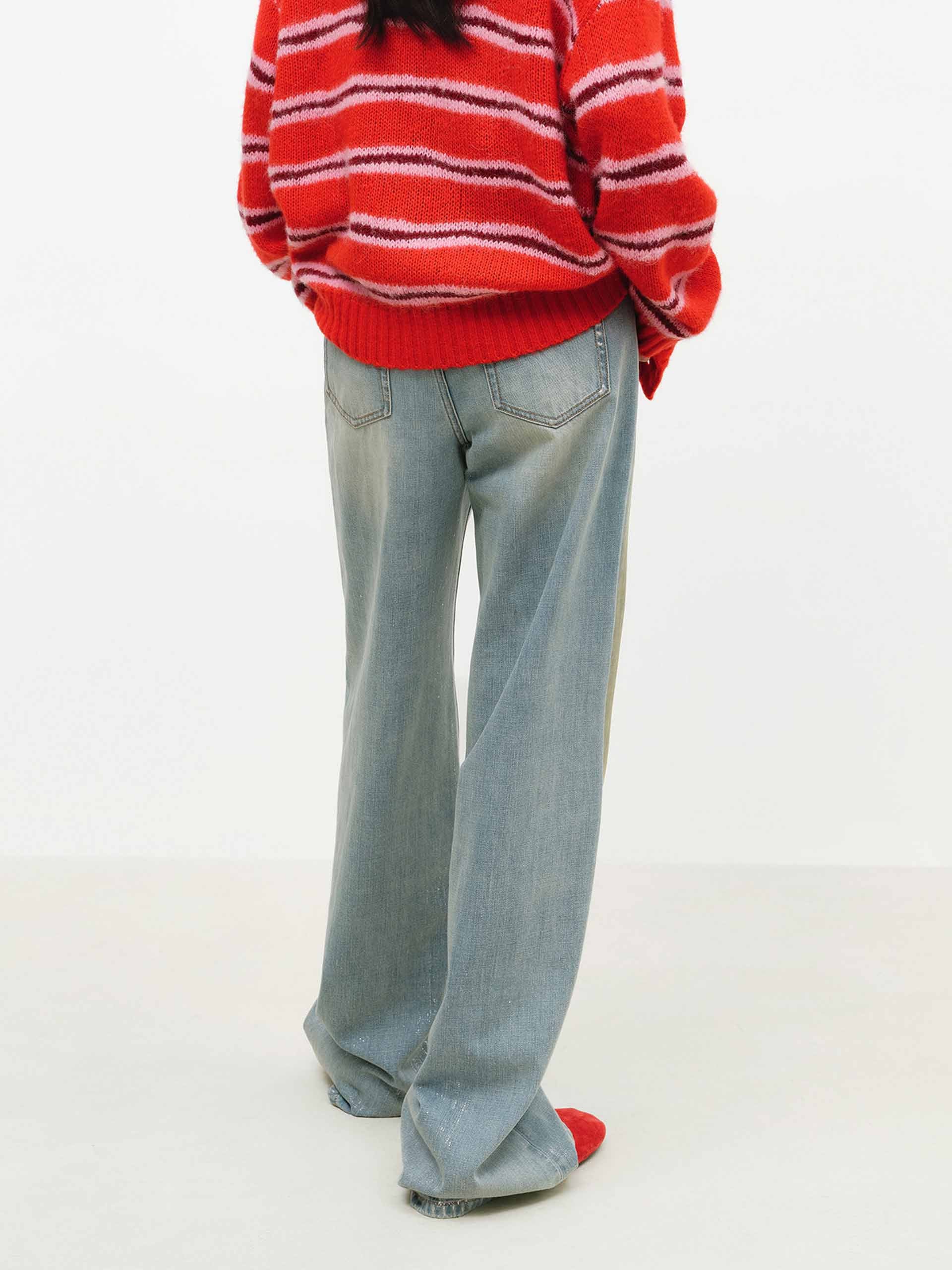 Splatter Five Pocket Jeans - Image 6