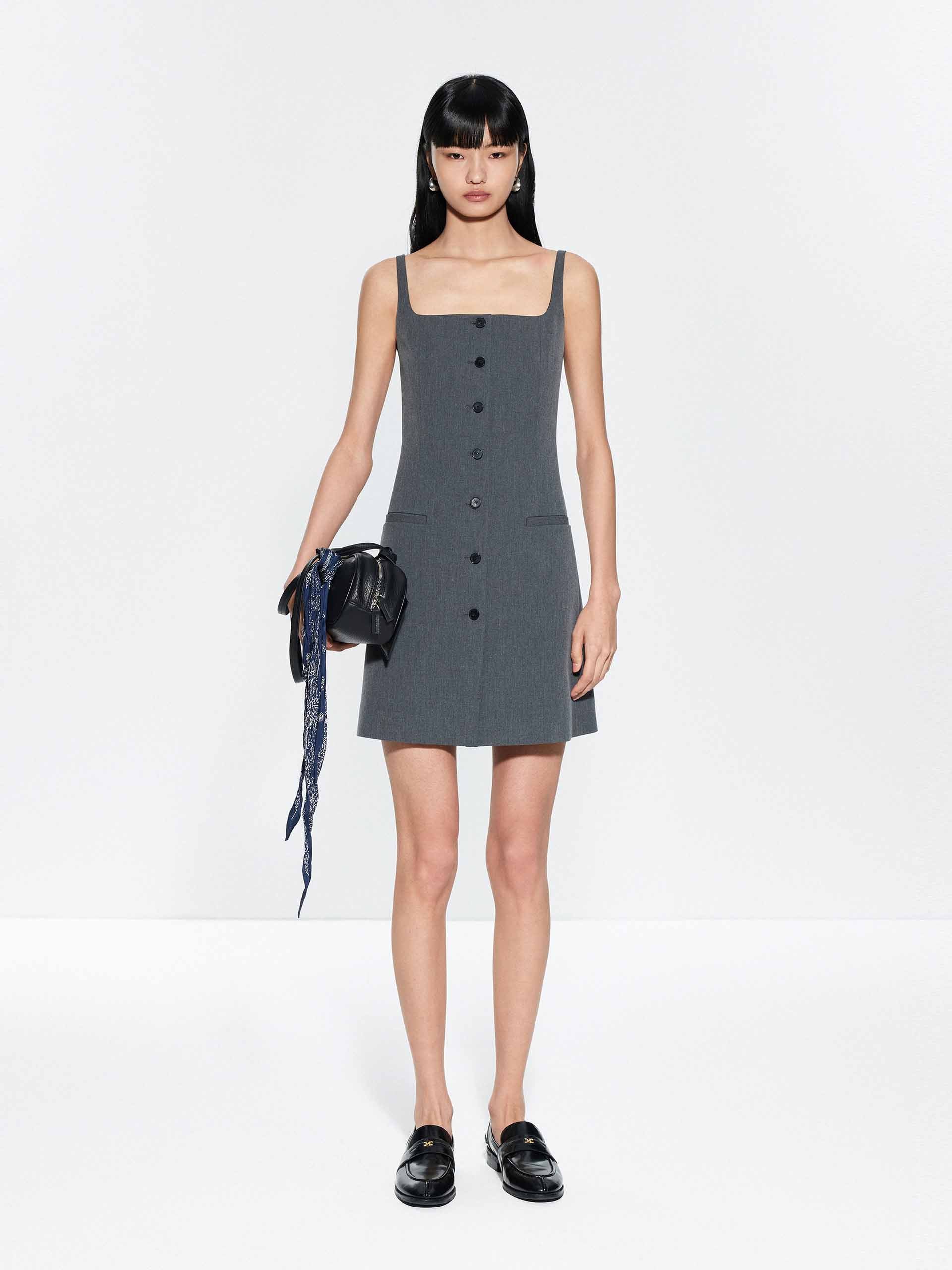 Square Collar Cami Dress - Image 2