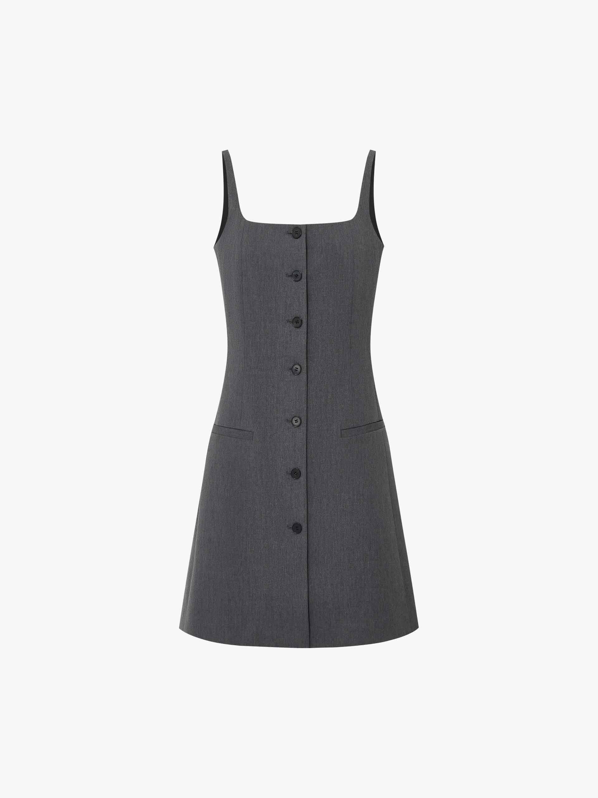 Square Collar Cami Dress - Image 5