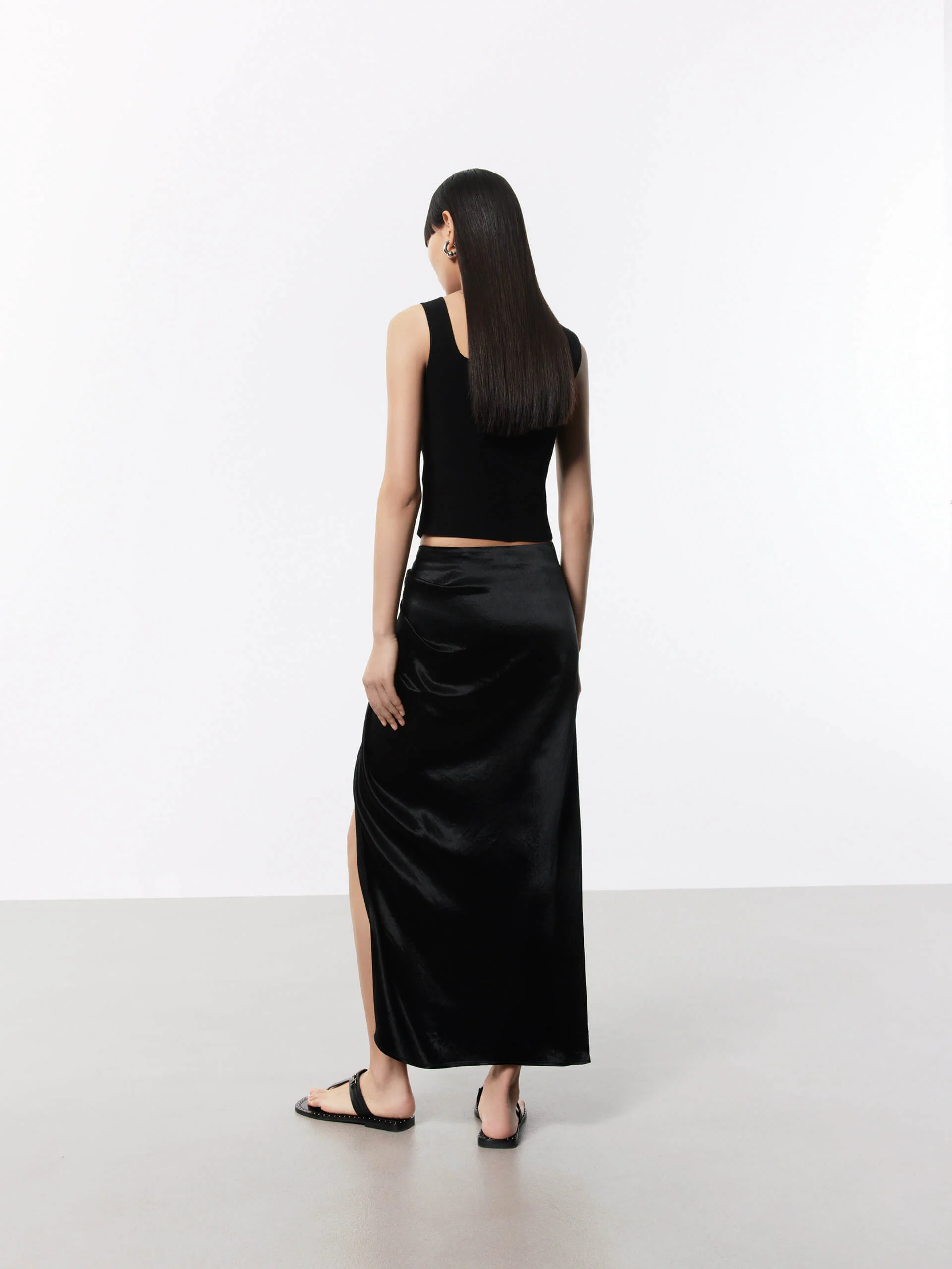 Square Neck Fitted Vest Top - Image 19