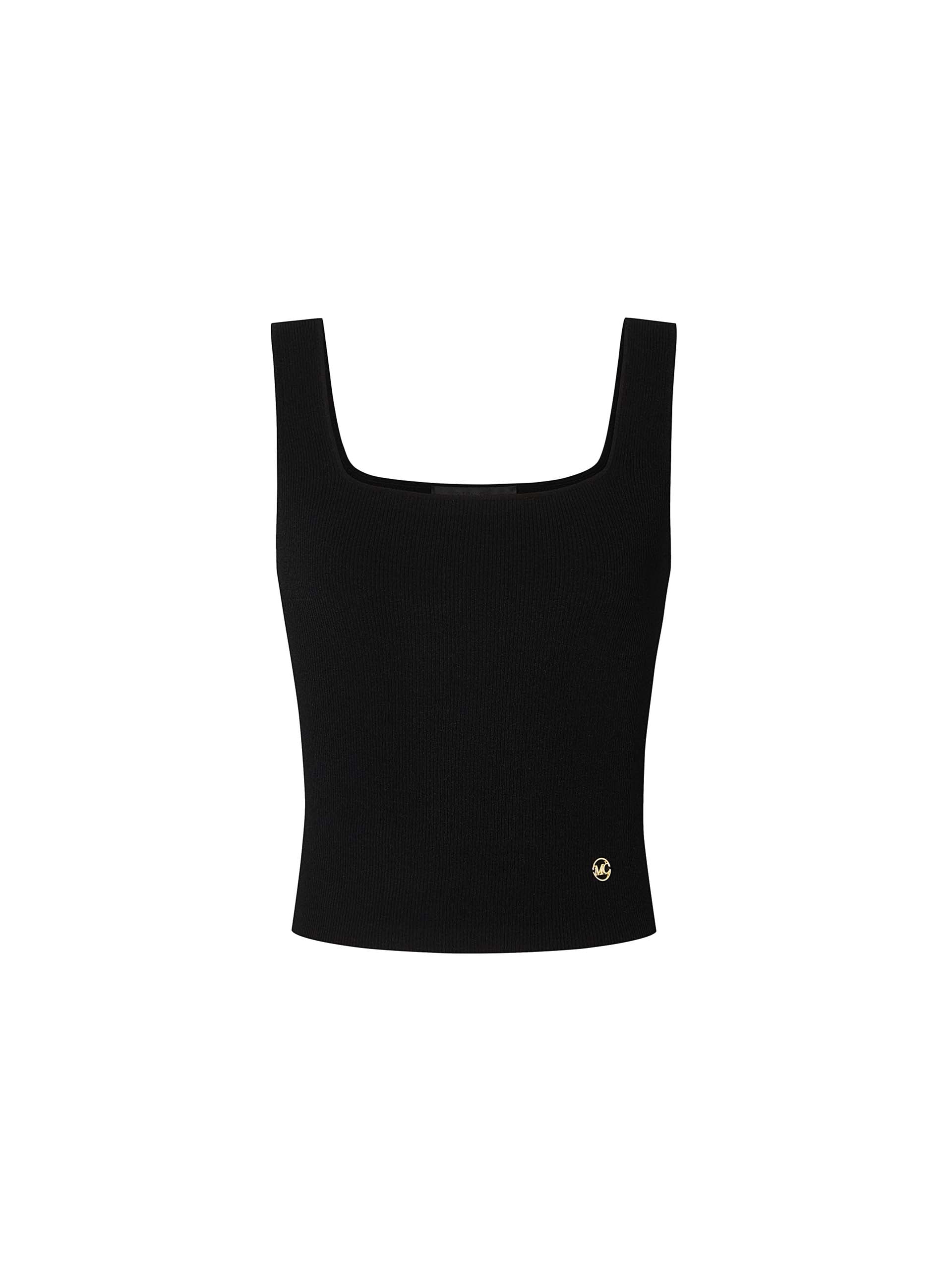 Square Neck Fitted Vest Top - Image 21