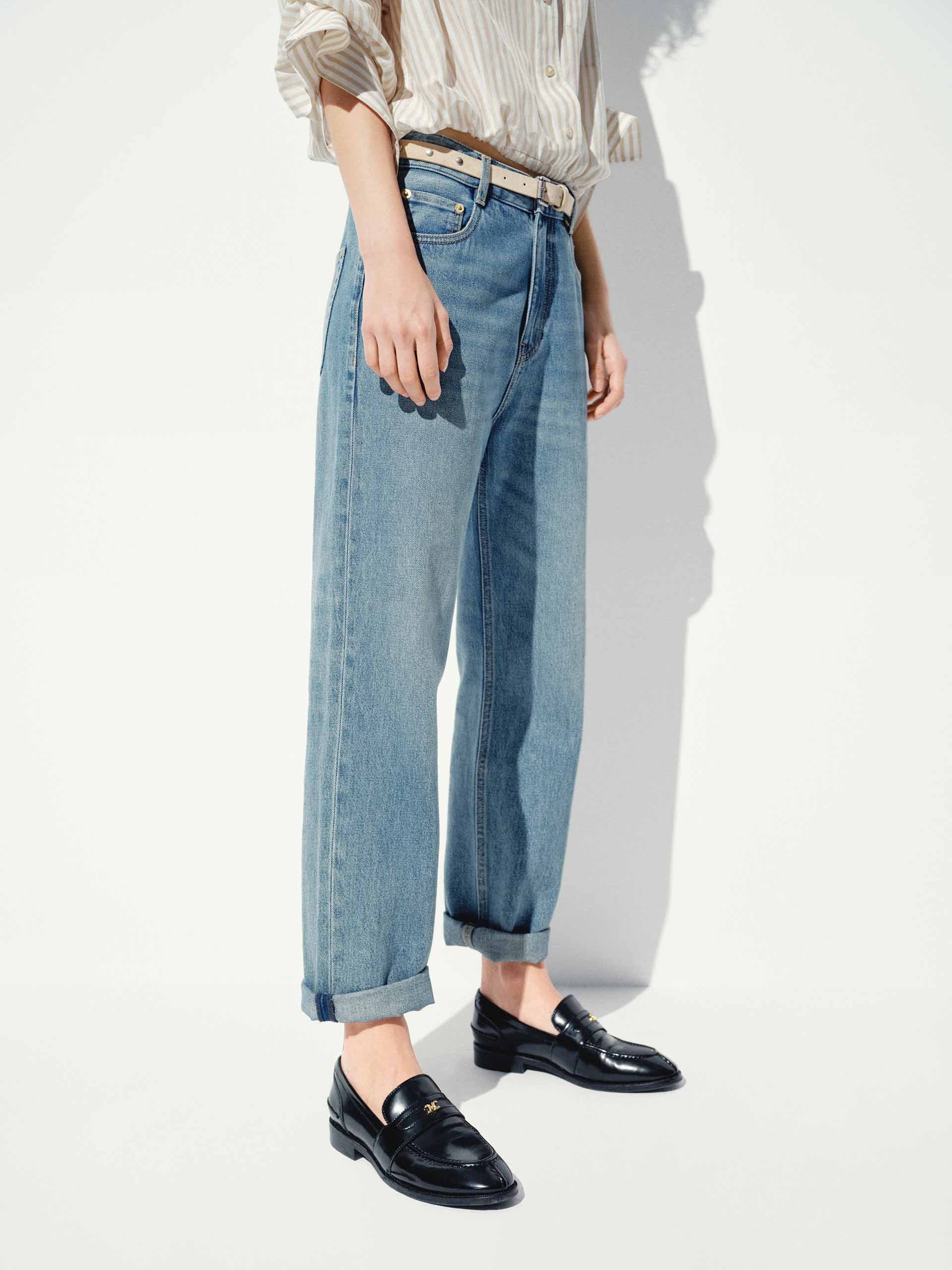 Straight Cotton Wash Jeans - Image 3