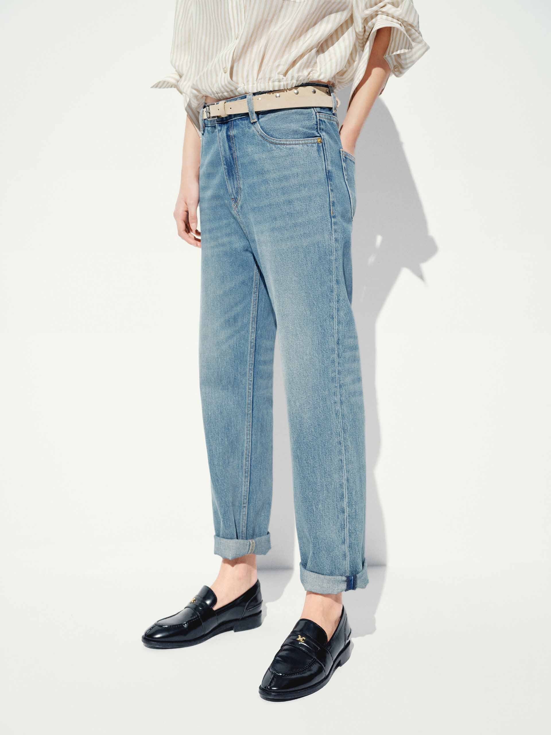 Straight Cotton Wash Jeans - Image 7