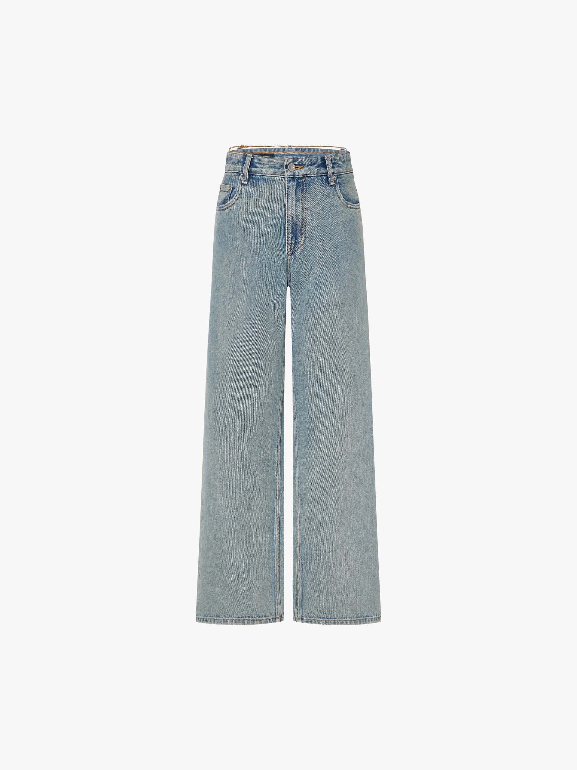 Straight Cut Cotton Jeans - Image 5