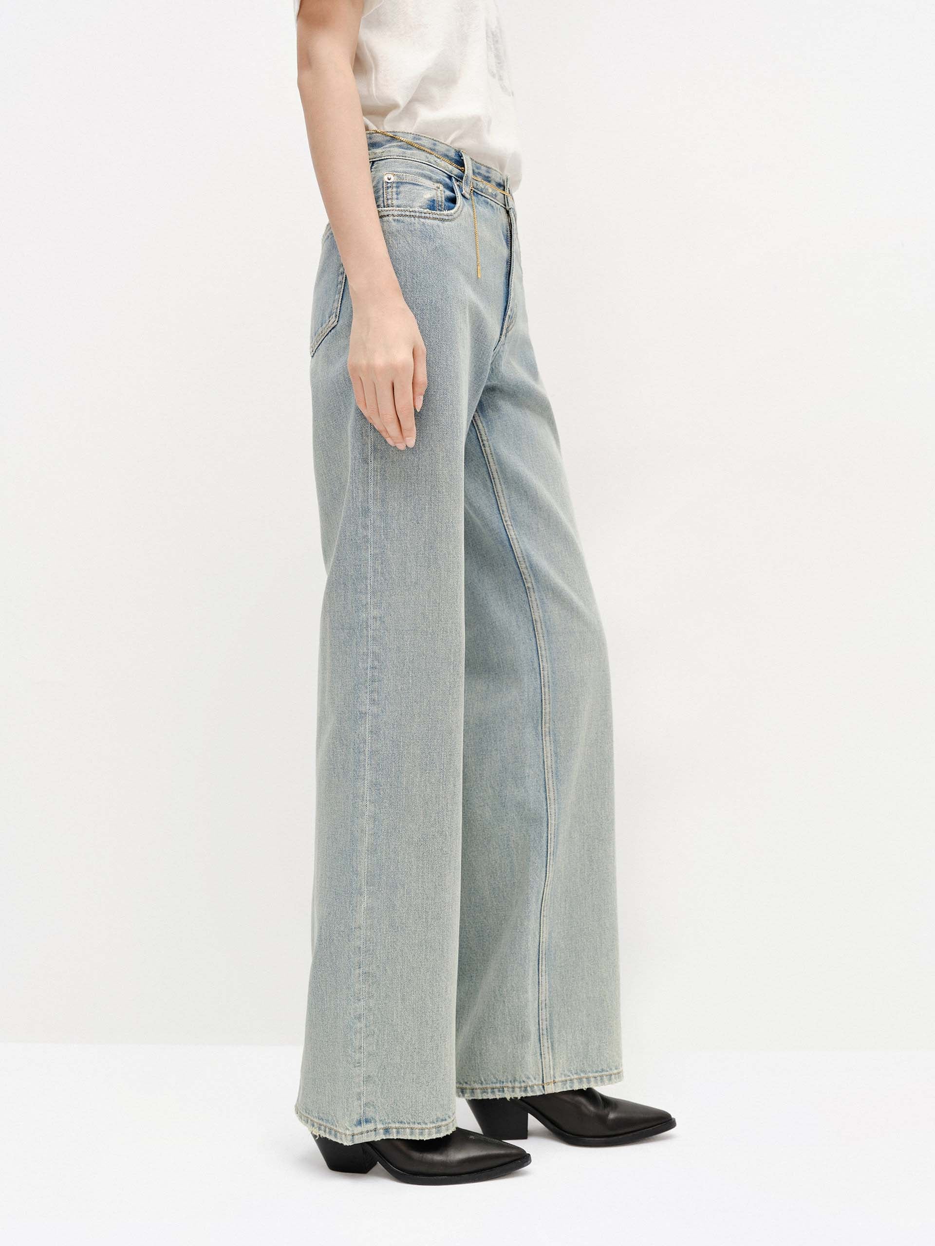 Straight Cut Cotton Jeans - Image 7