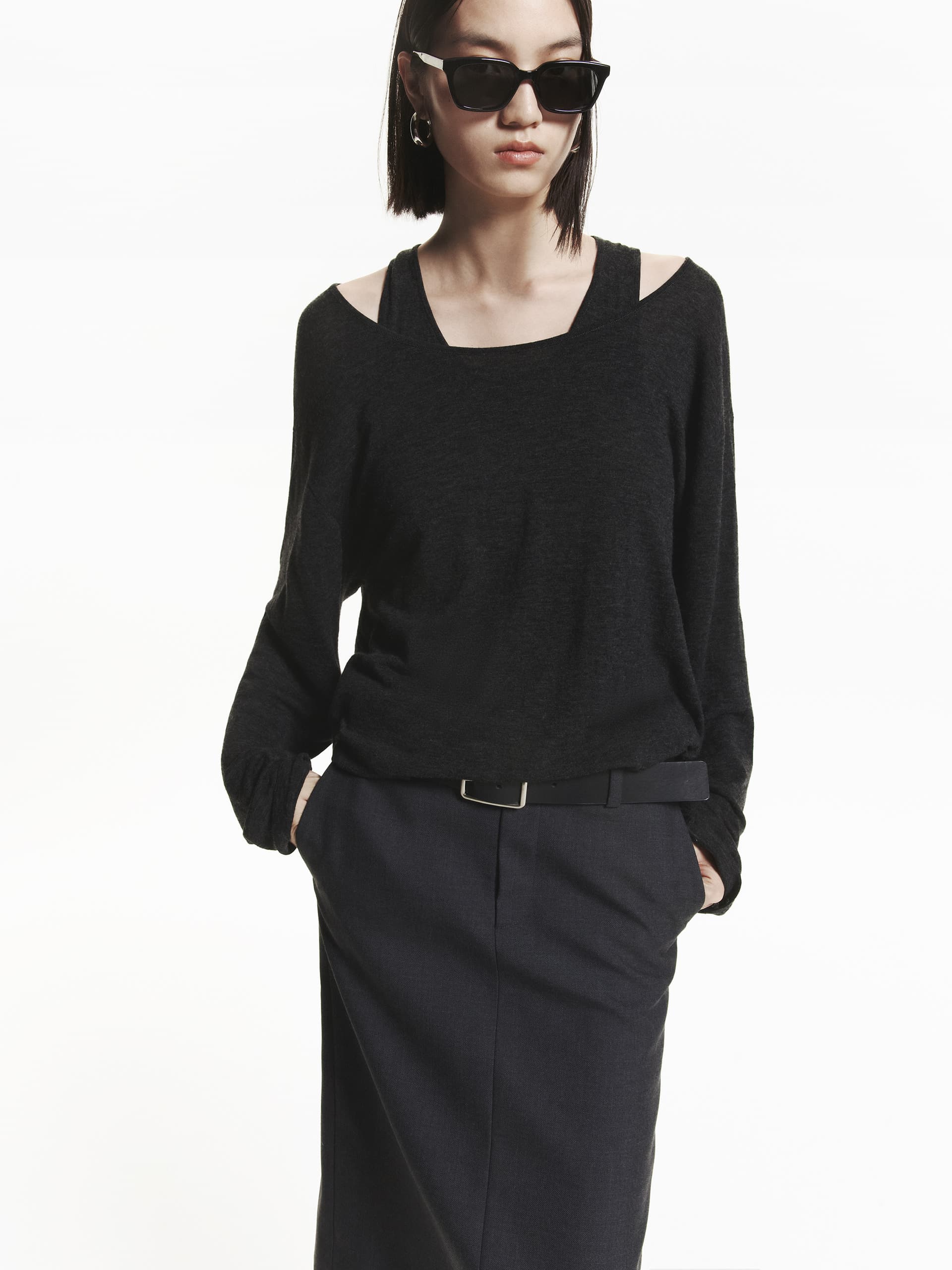 Straight Cut Mid Skirt - Image 8