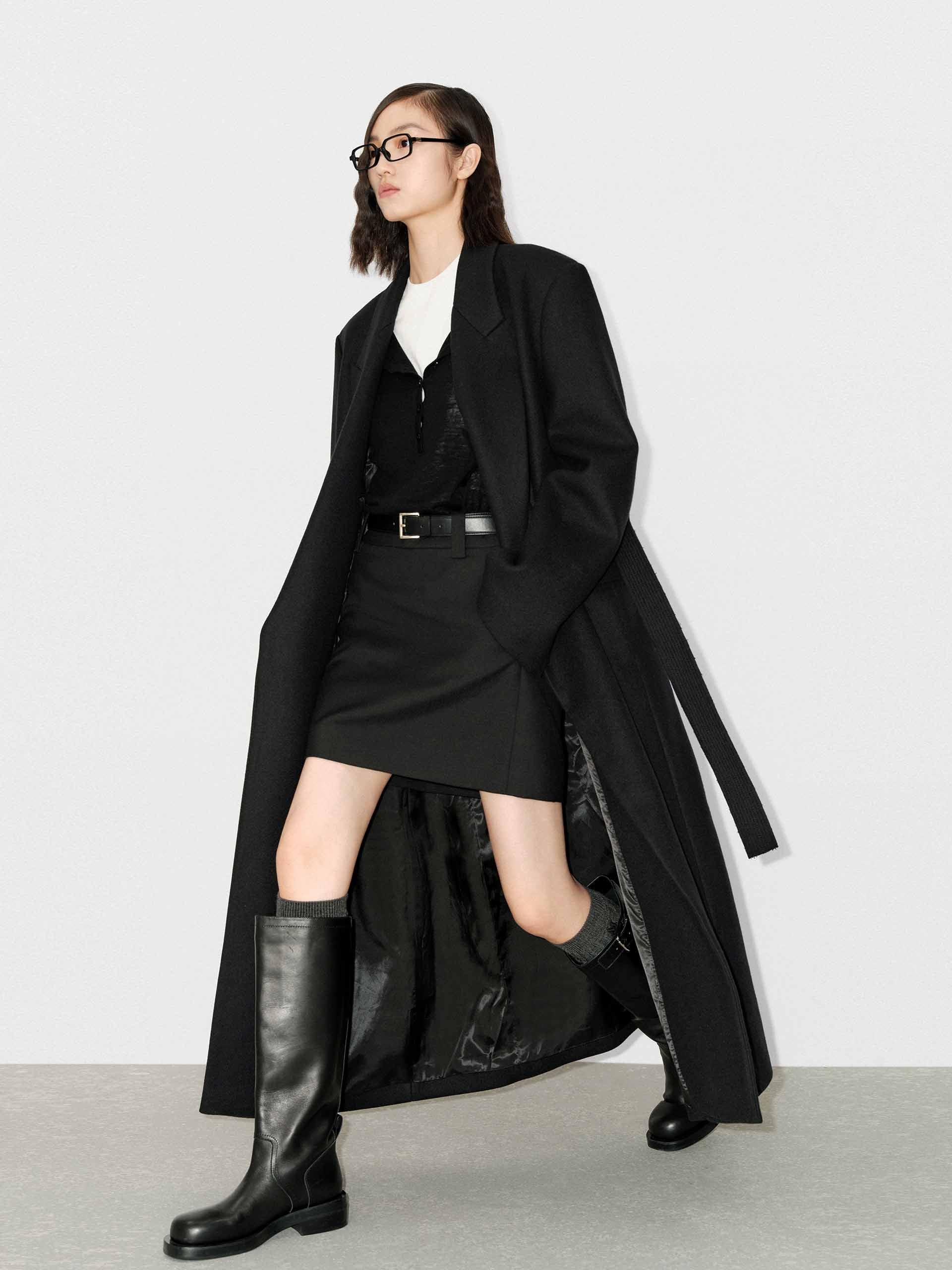 Straight Cut Mini Skirt - Image 3