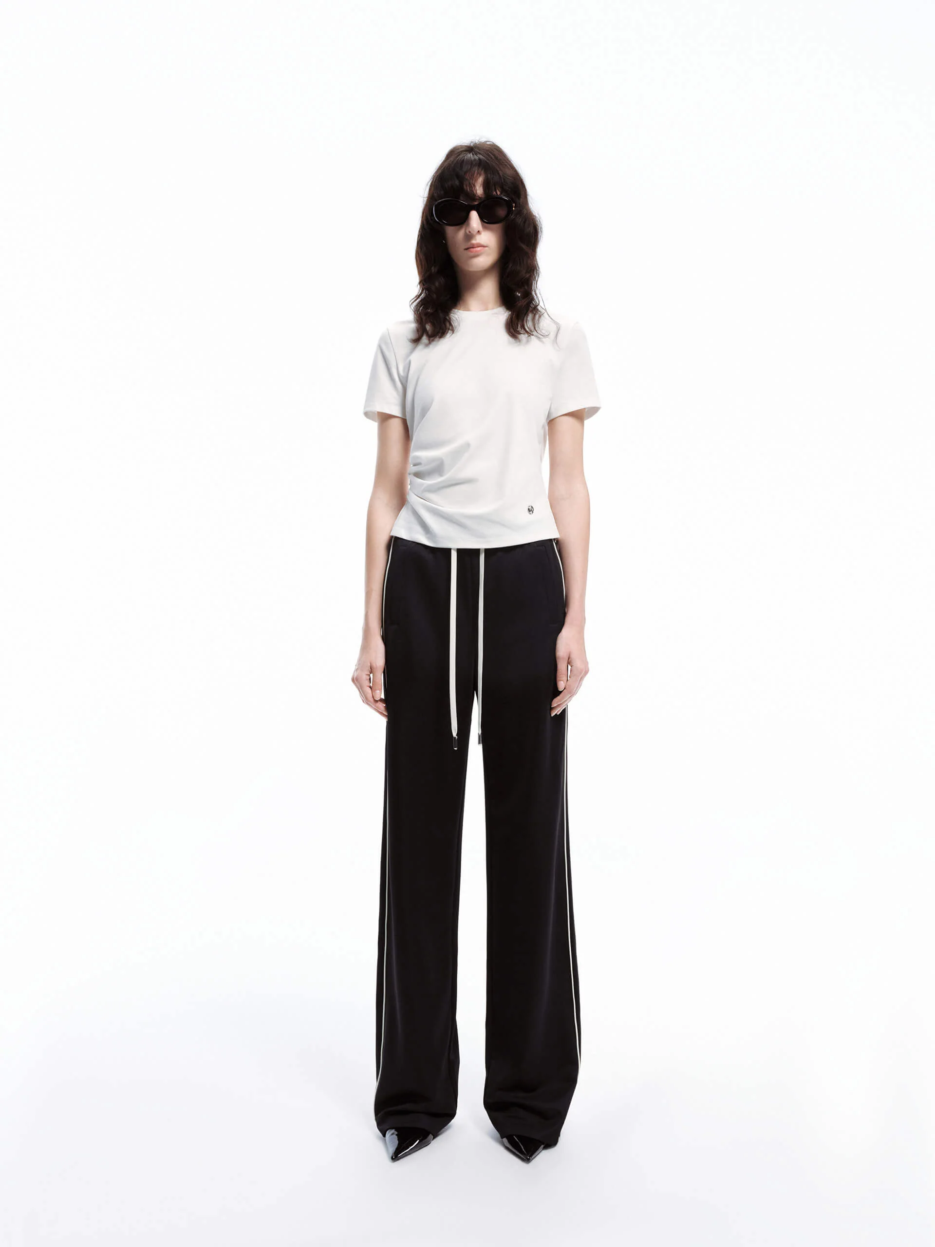 Straight Drawstring Trousers - Image 5