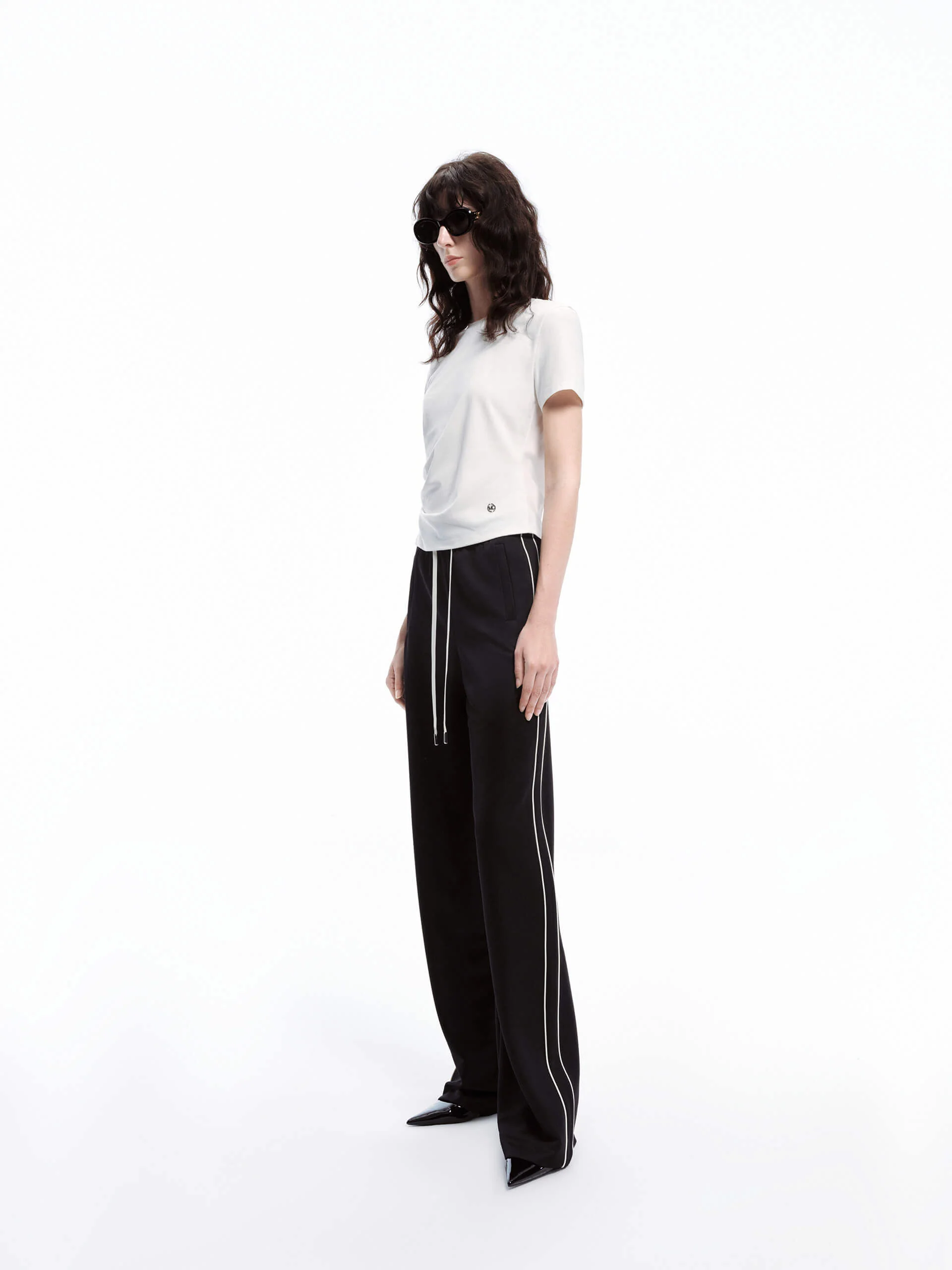 Straight Drawstring Trousers - Image 6