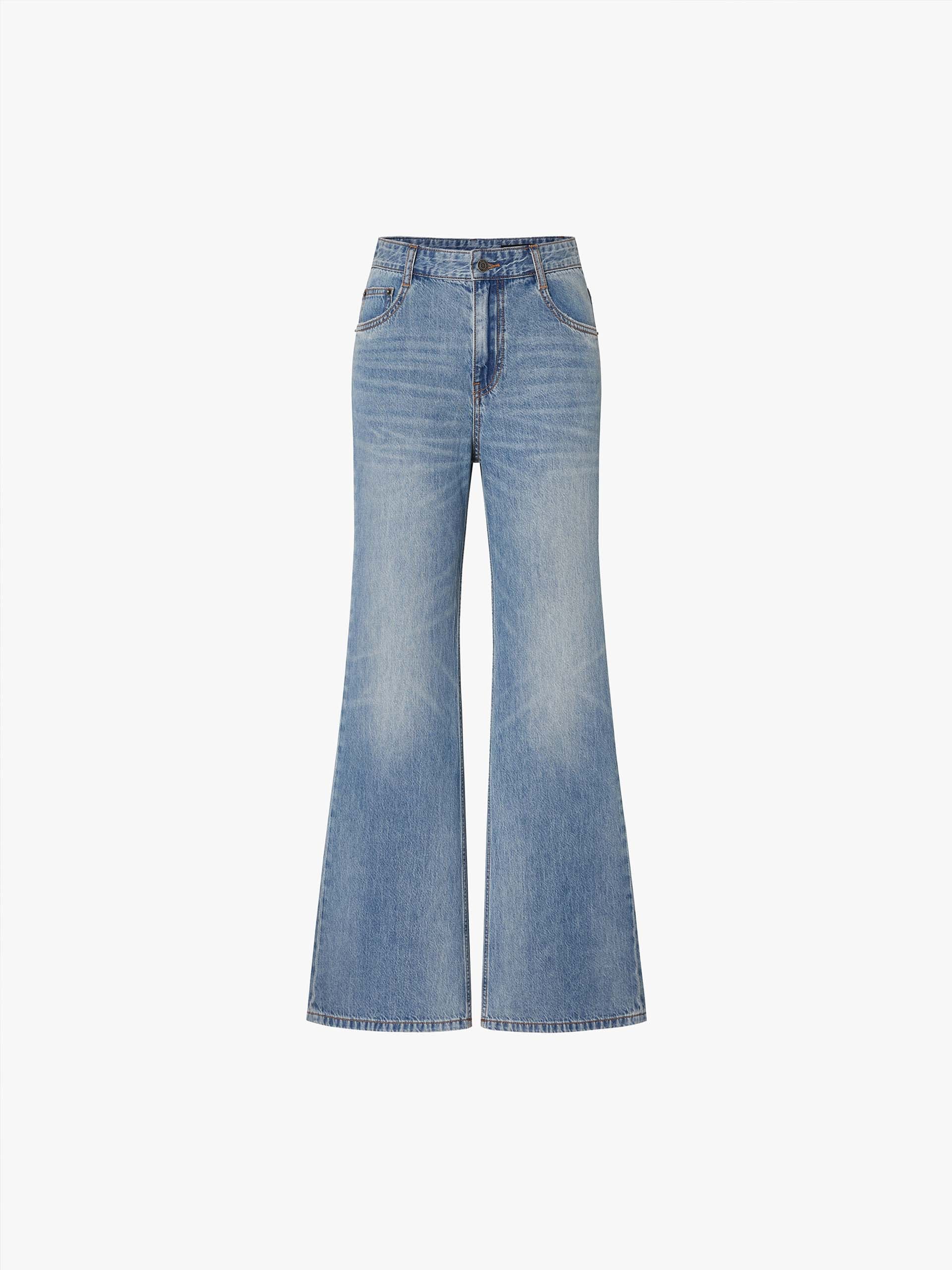 Flared Light Blue Jeans - Image 5