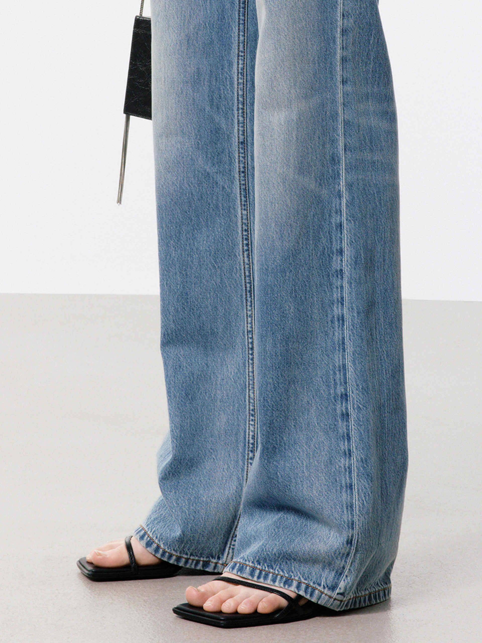Flared Light Blue Jeans - Image 7