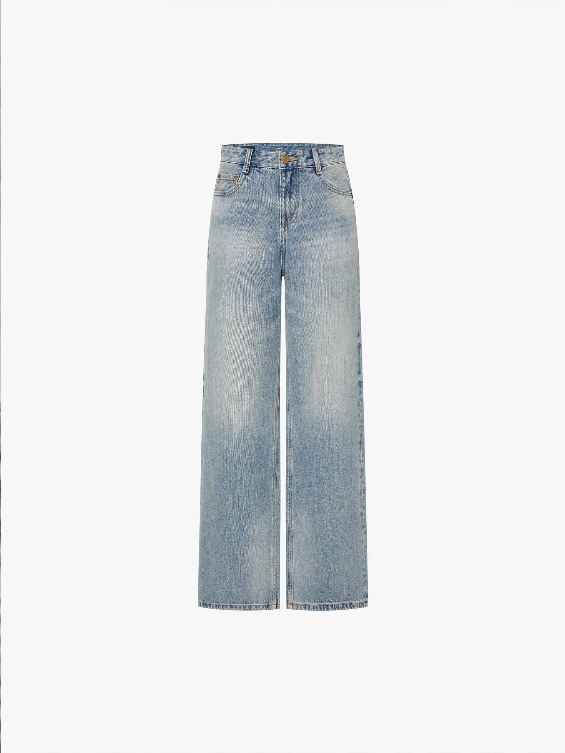 Straight Pure Cotton Jeans - Image 5