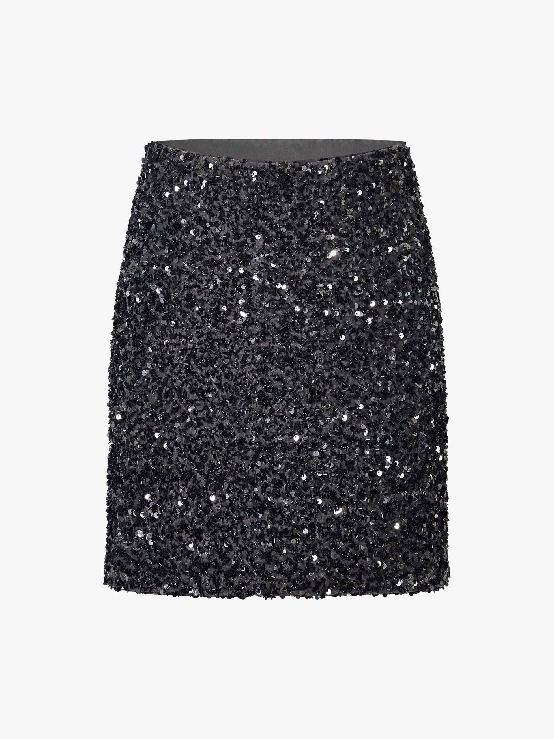 Straight Sequins Mini Skirt - Image 5