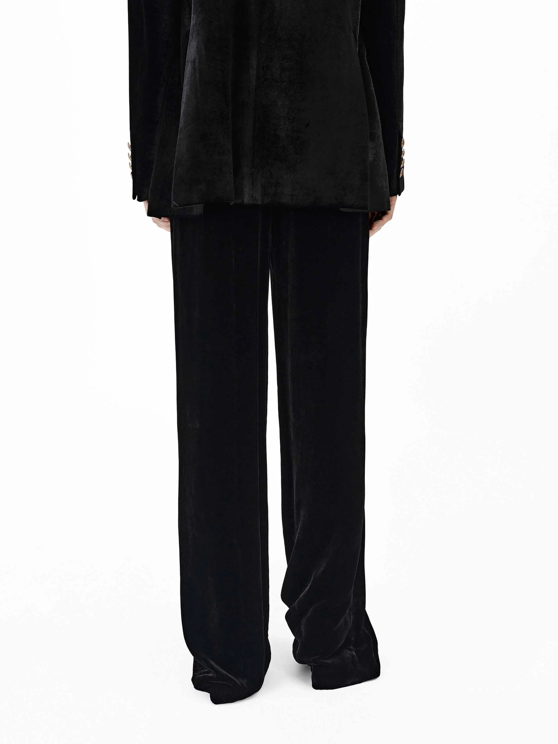 Straight Velvet Pants - Image 3