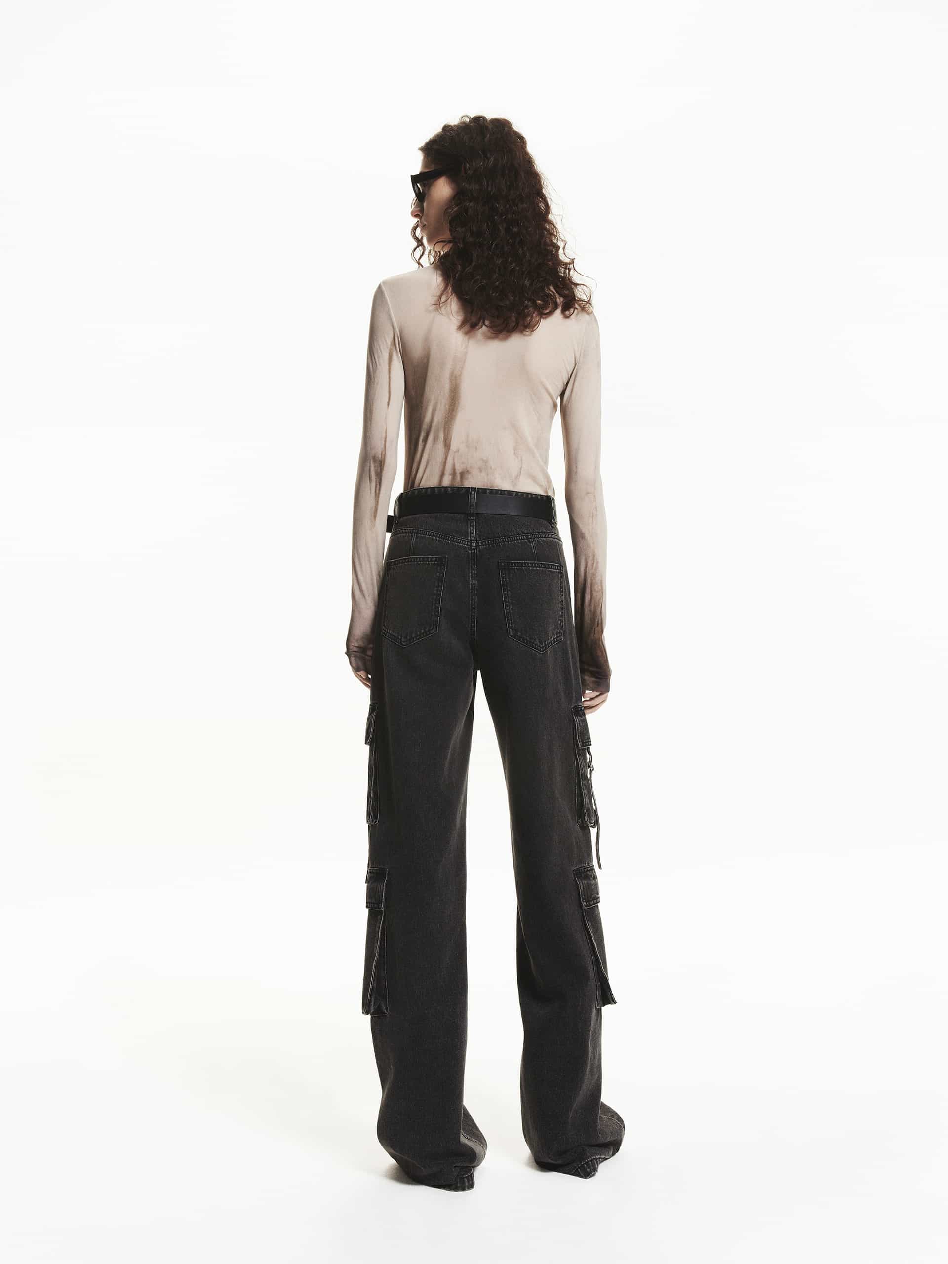 Stretchy Printed Detail Top - Image 3