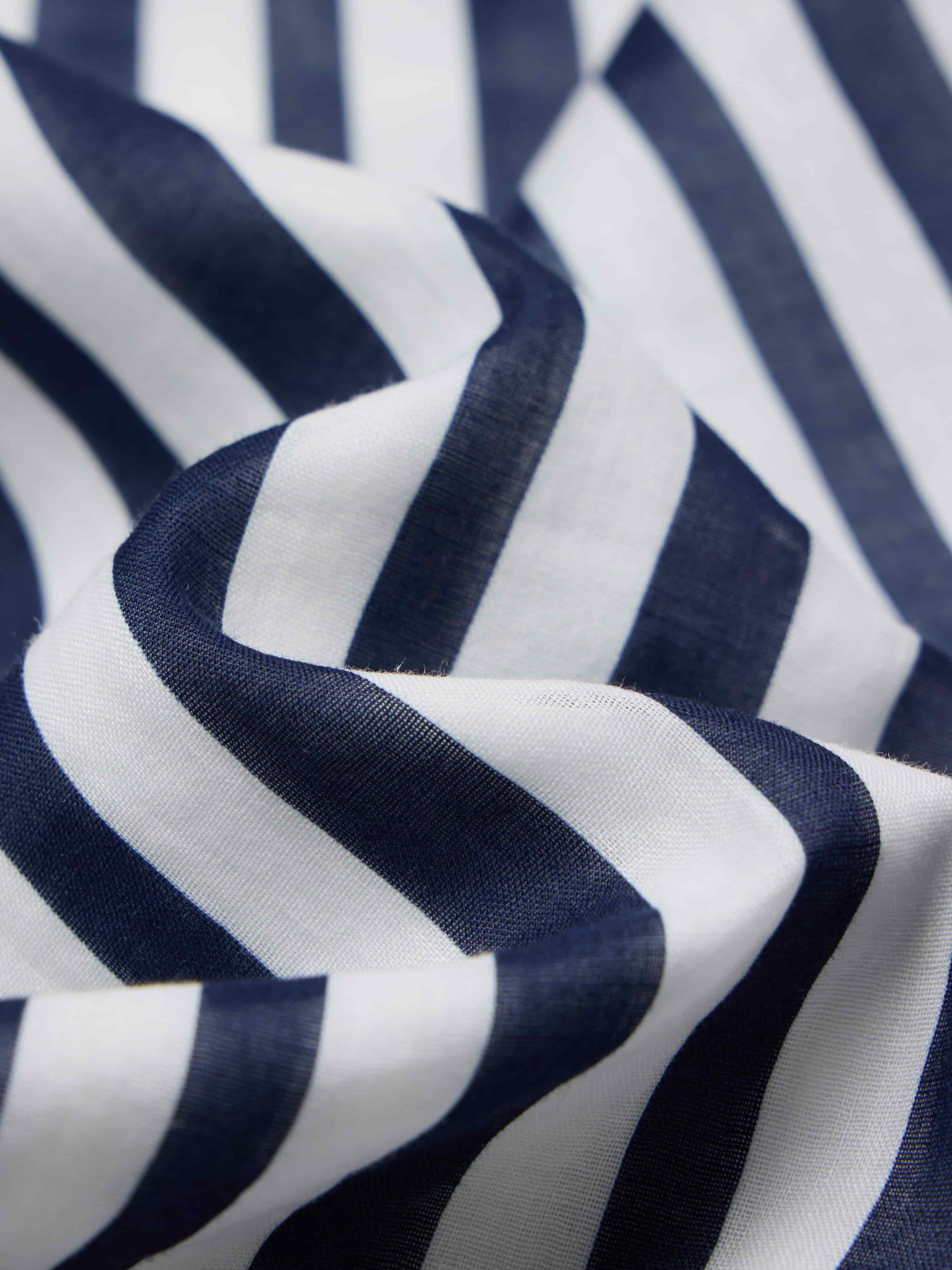Striped Halter Neck Blouse - Image 4