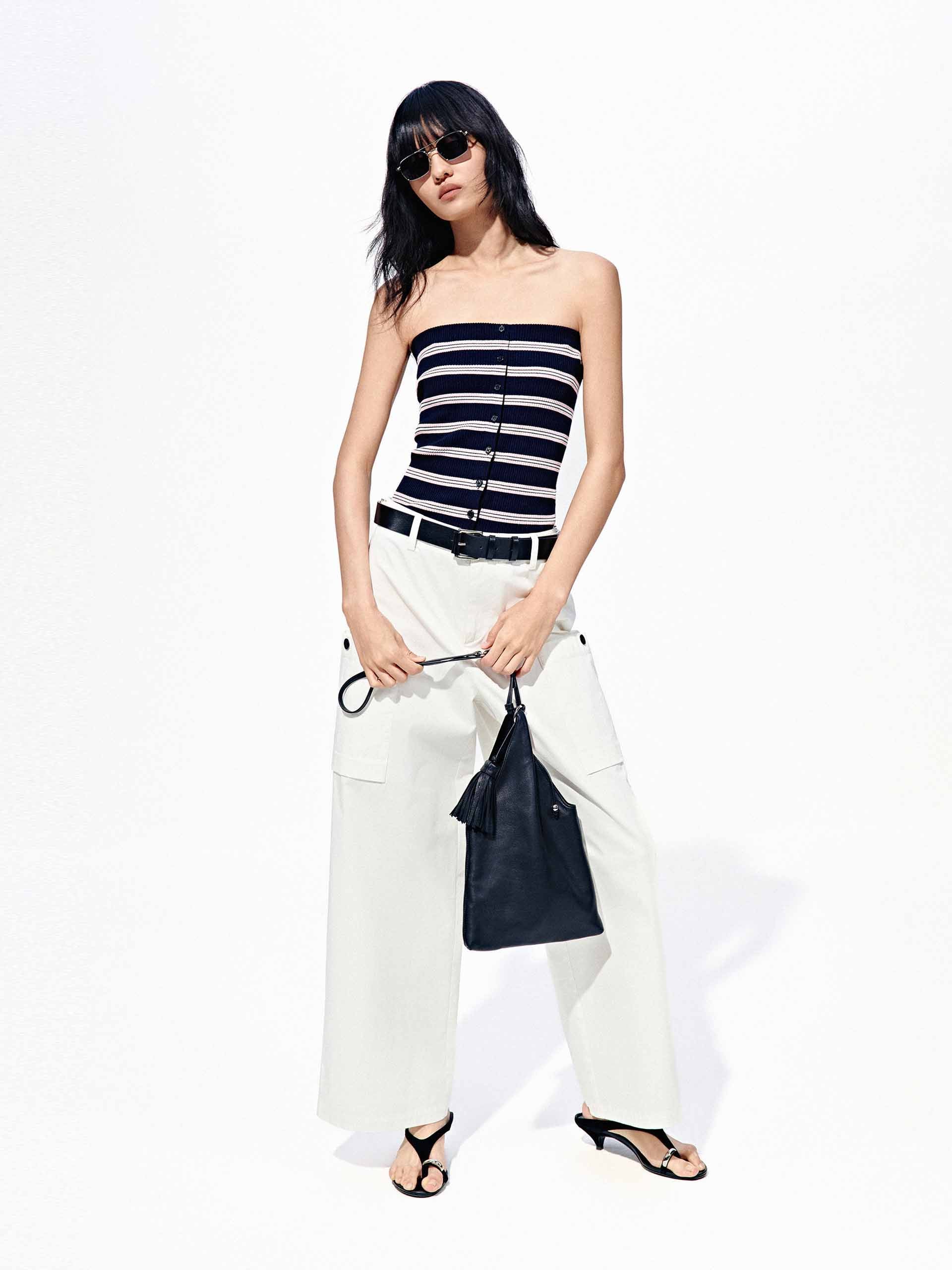Striped Knit Cami Top - Image 2