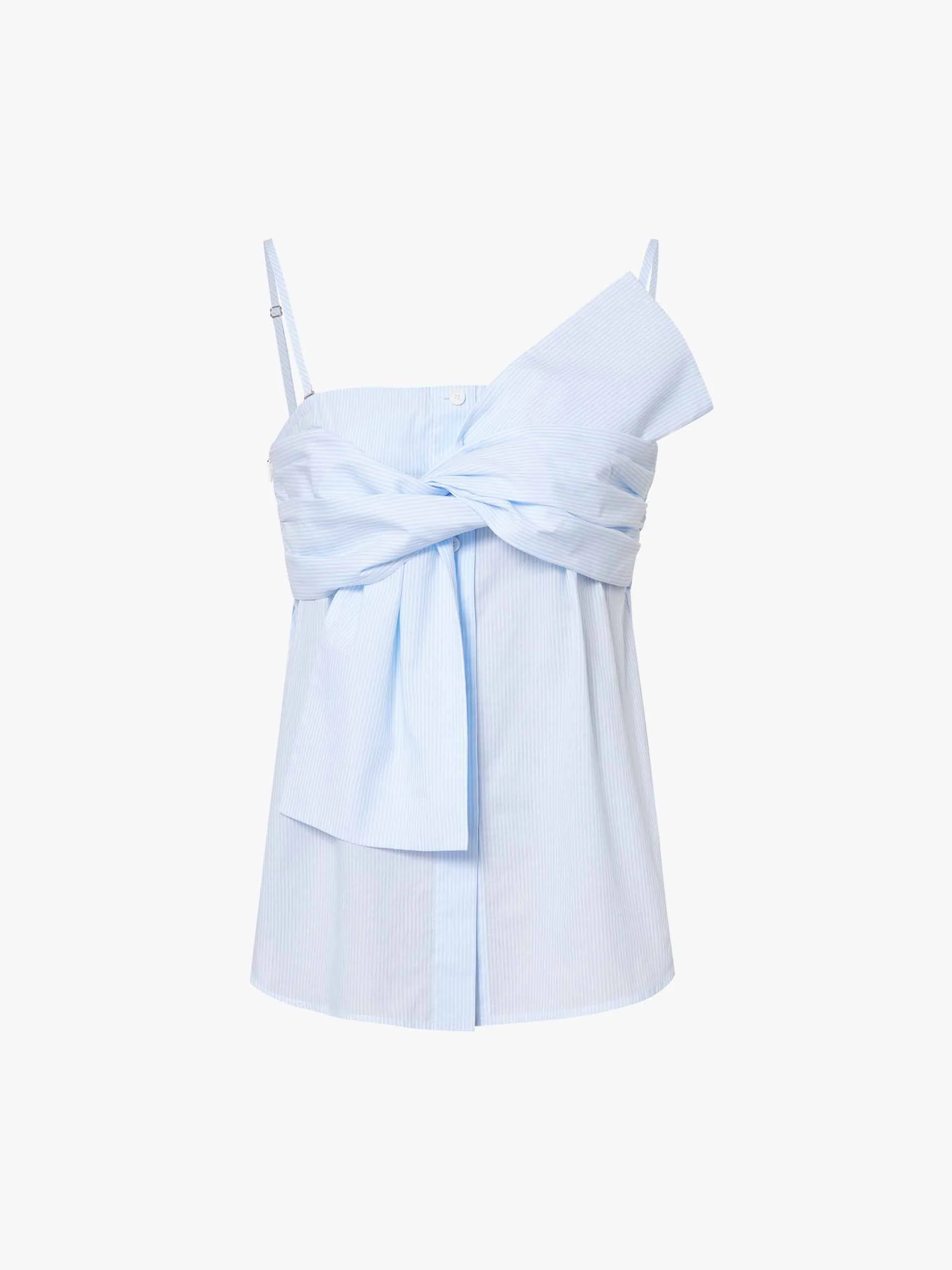 Striped Knotted Cami Top - Image 5