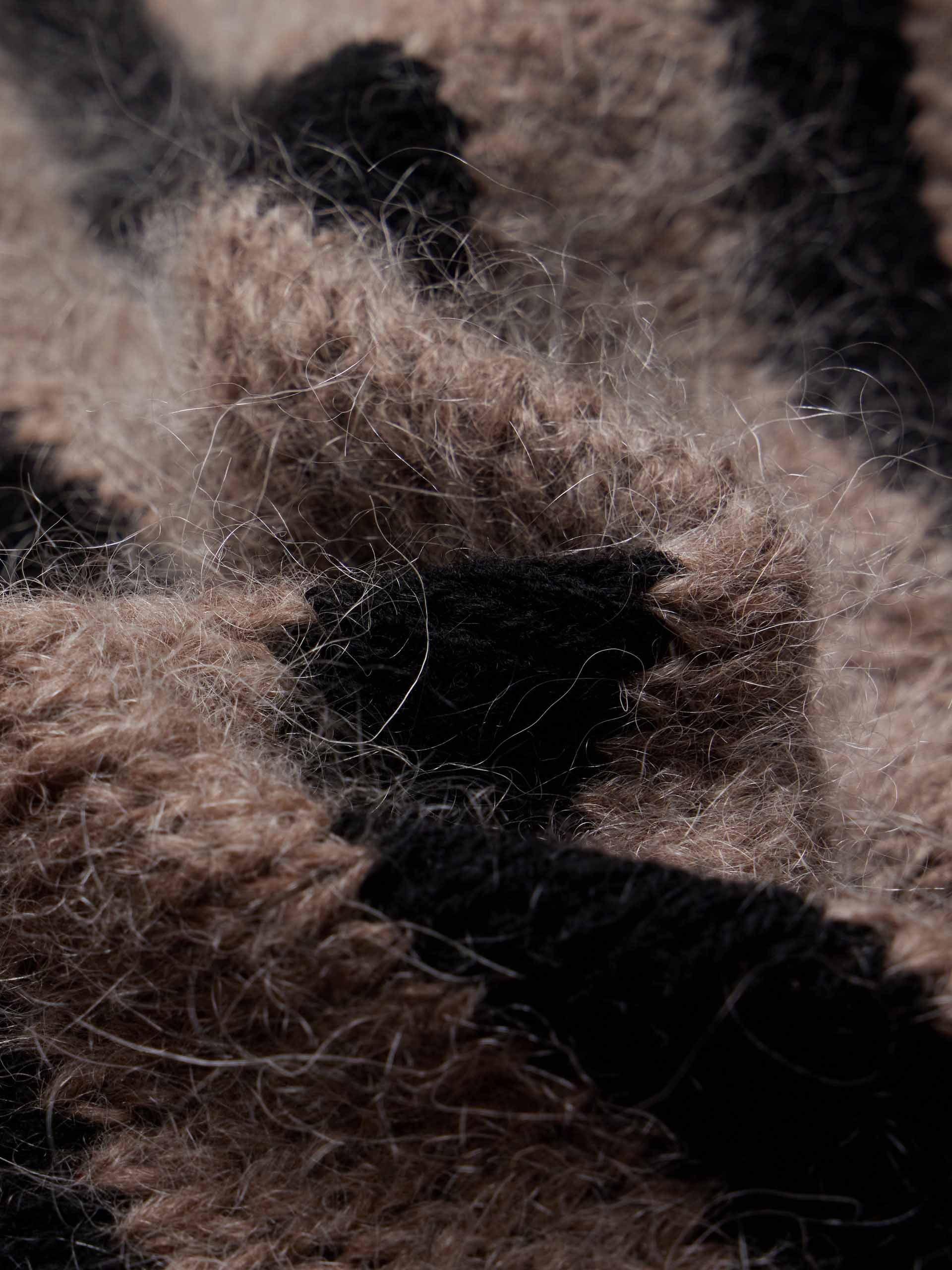 Striped V-neck Fluffy Sweater - Image 12