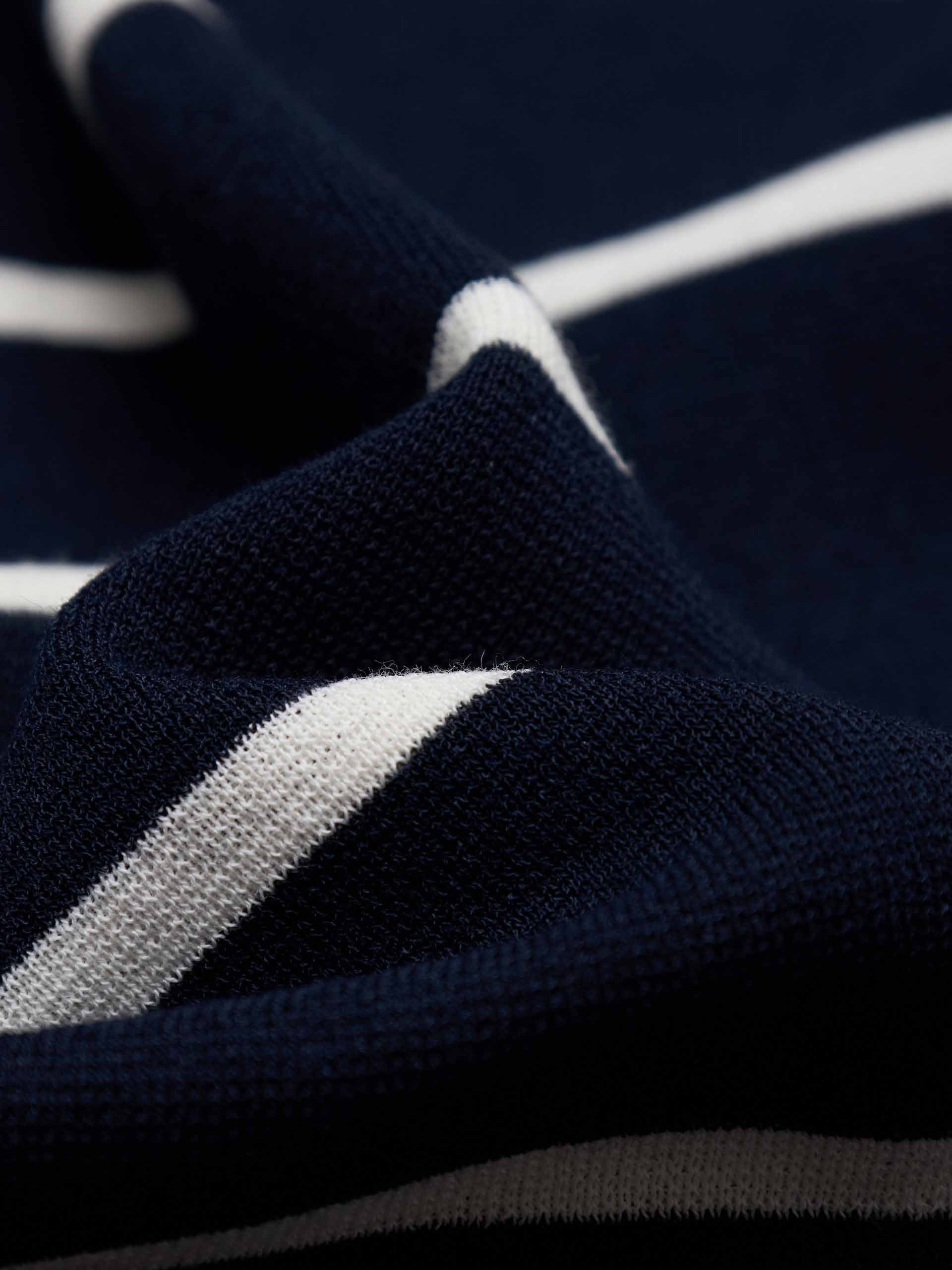 Striped Wool Blend Knit Top - Image 4