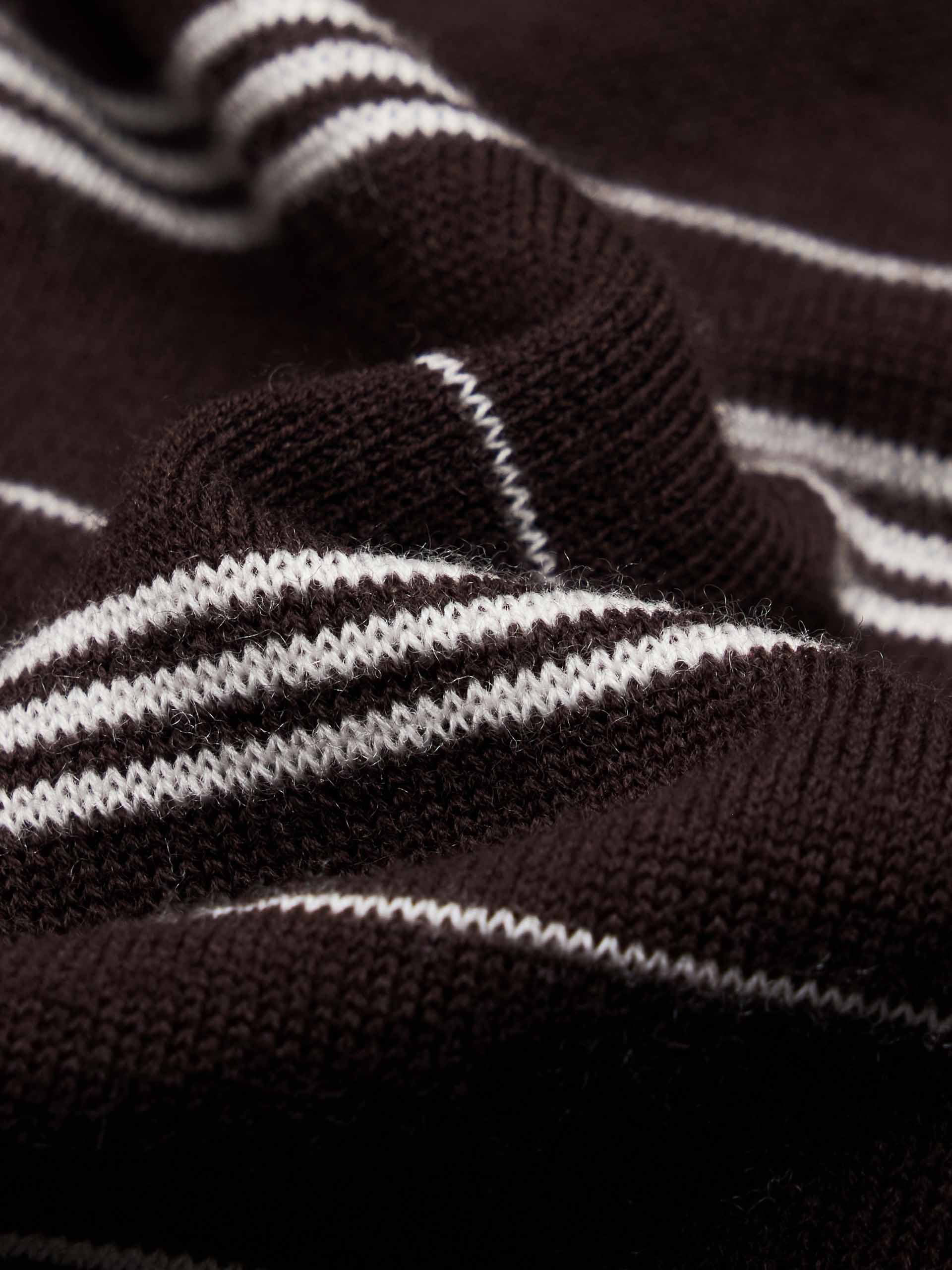 Striped Wool Knit Sweater - Image 12
