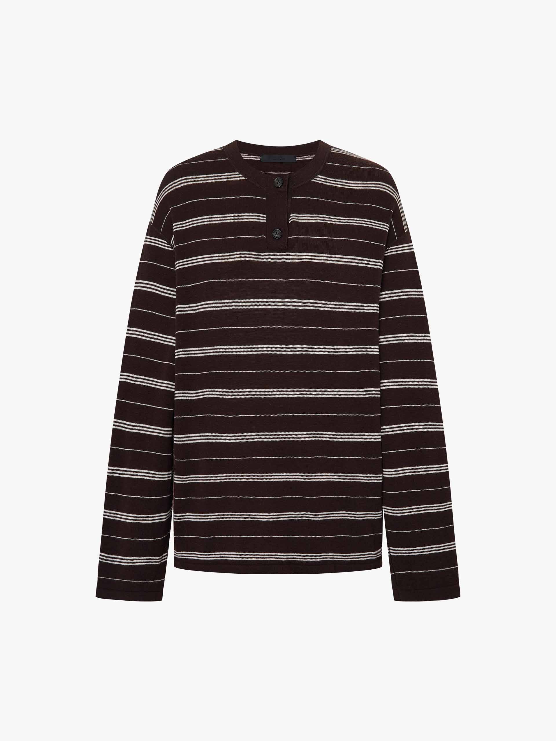 Striped Wool Knit Sweater - Image 13