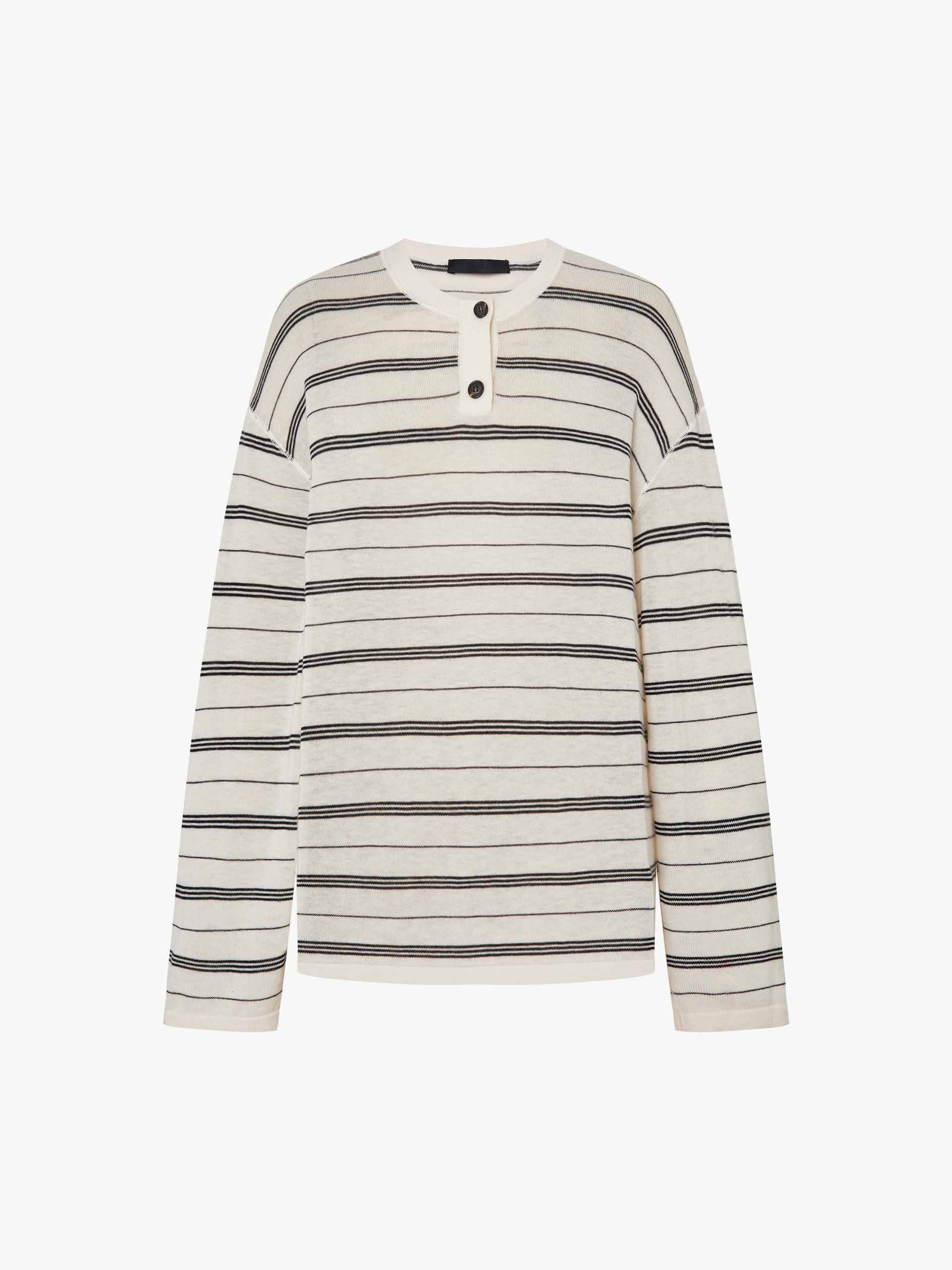 Striped Wool Knit Sweater - Image 5