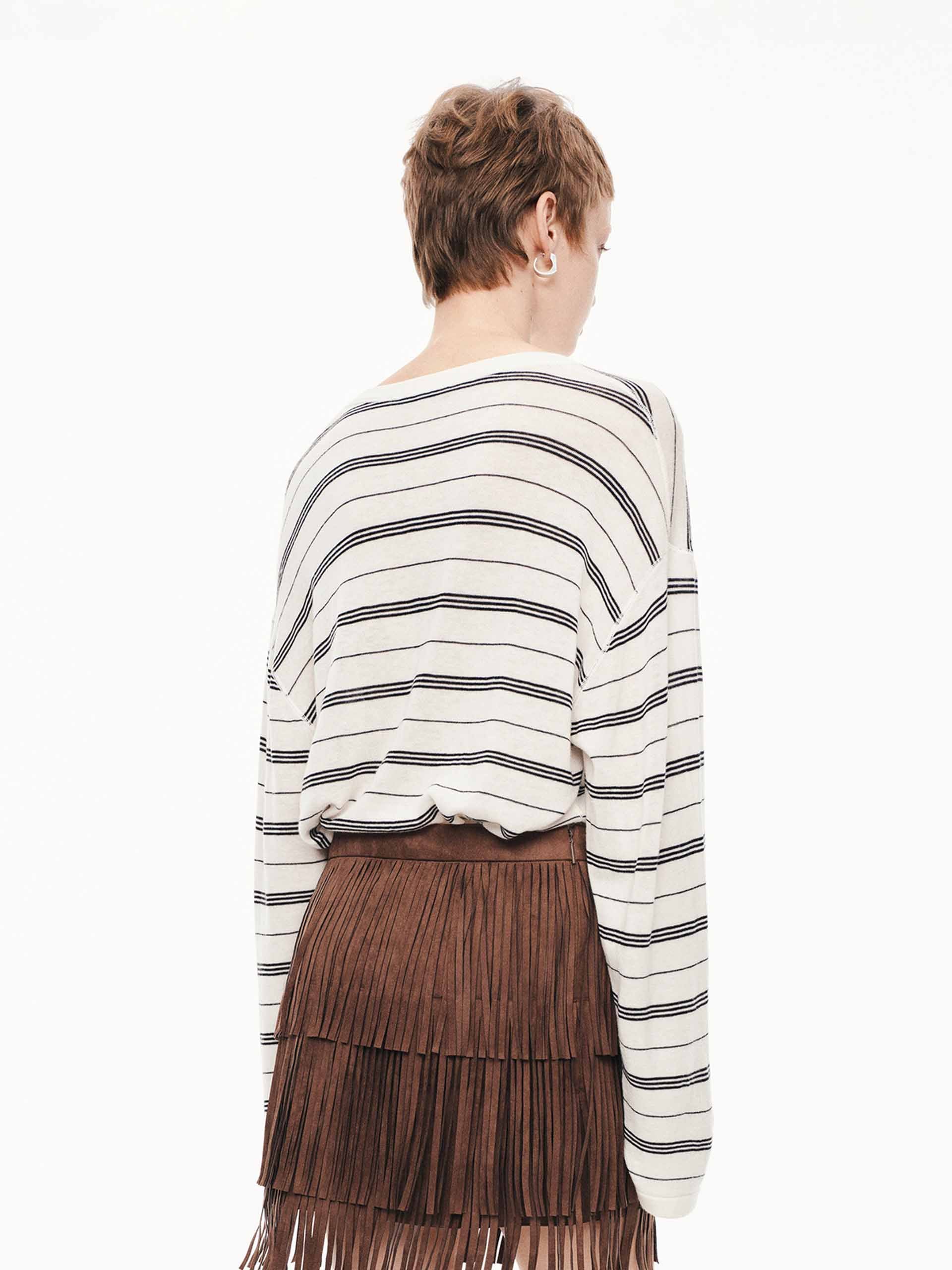 Striped Wool Knit Sweater - Image 6