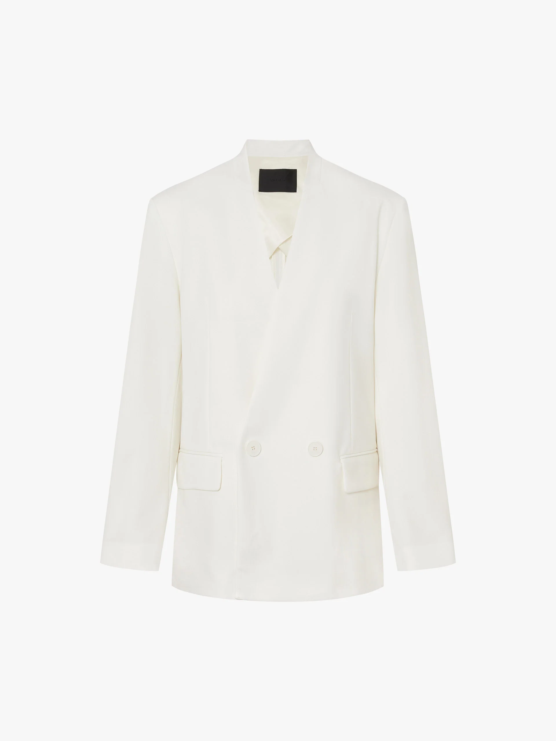 Tailored Blazer Without Lapel - Image 5