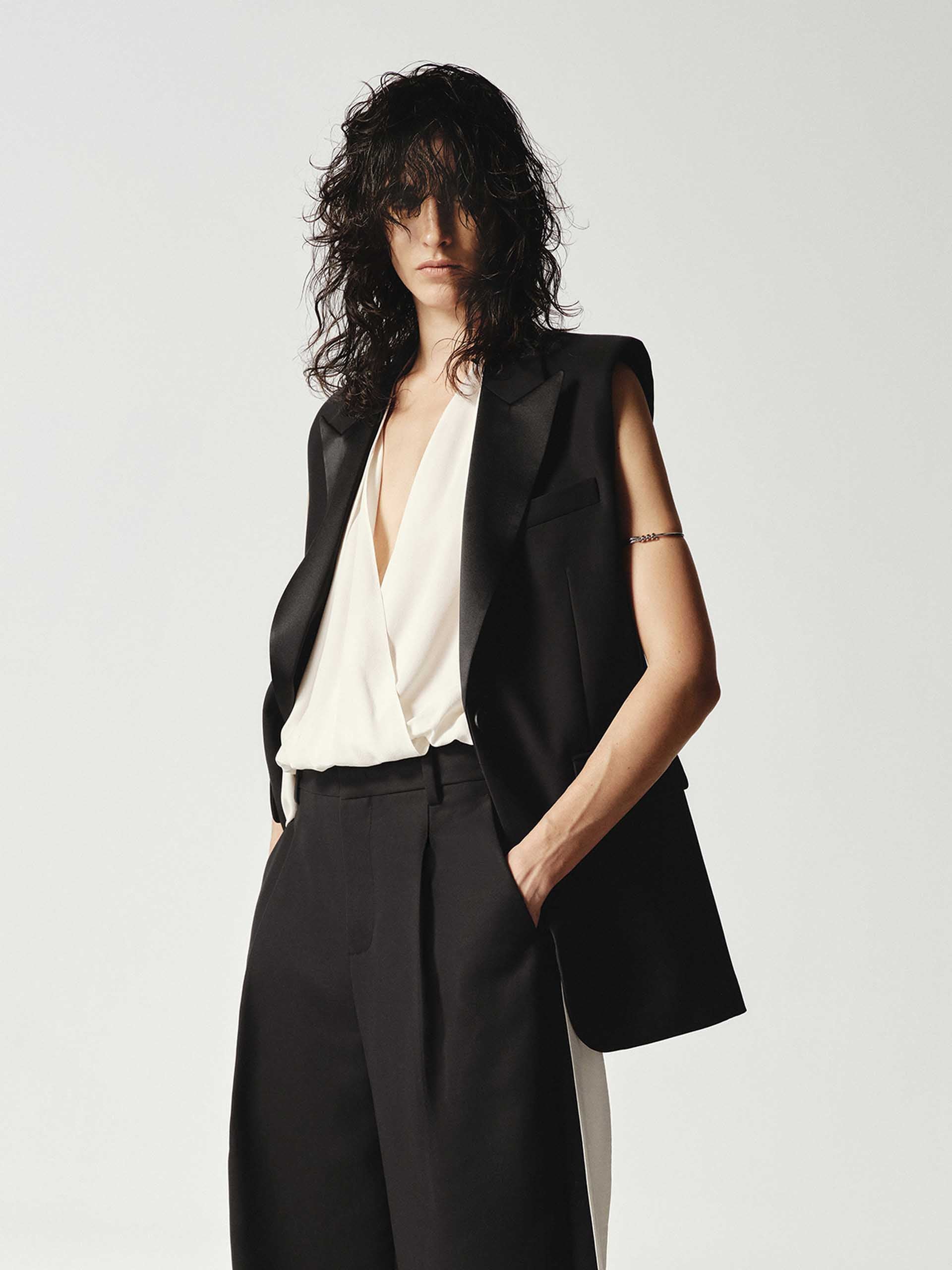 Tailored Cotton Waistcoat - Image 7