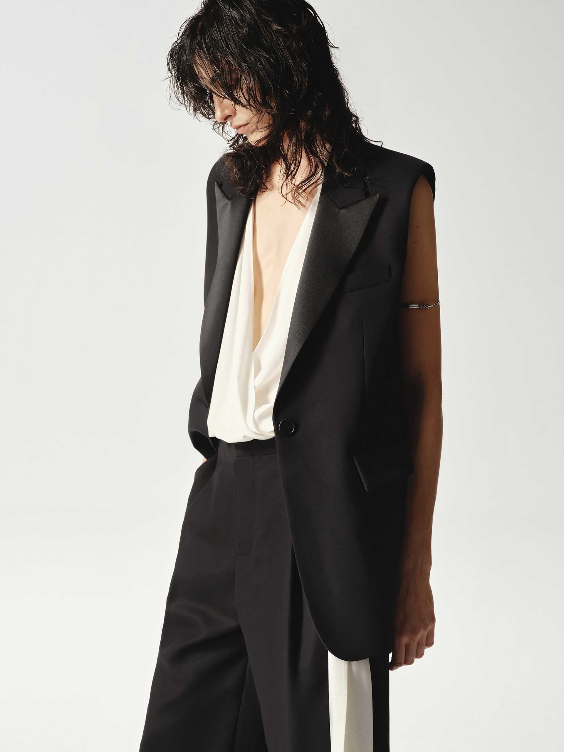 Tailored Cotton Waistcoat - Image 8