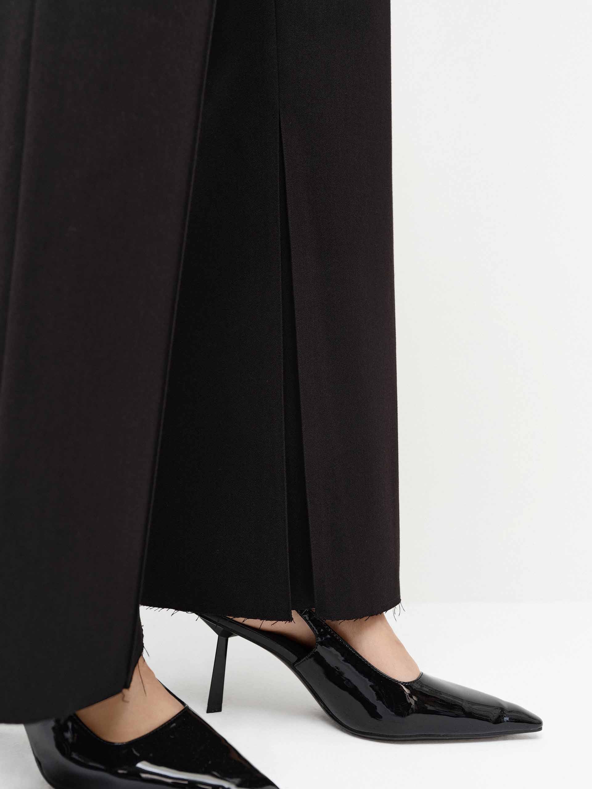 Tailored Raw Hem Pants - Image 16