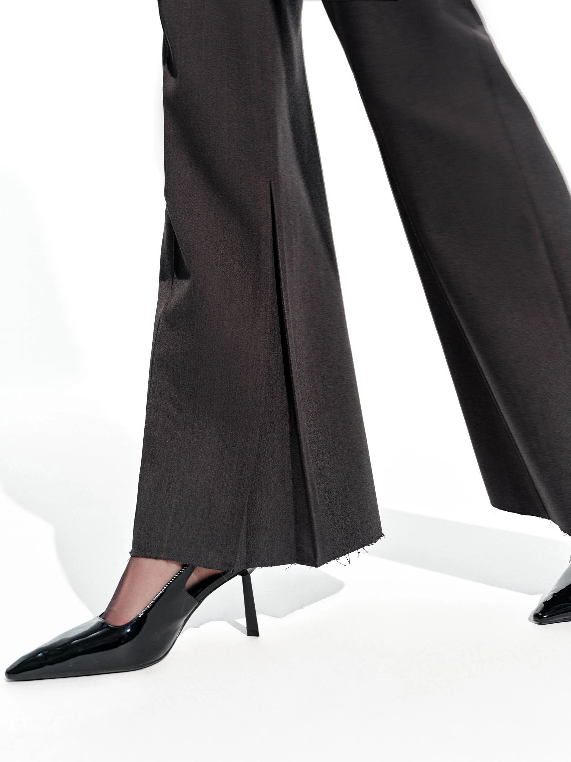 Tailored Raw Hem Pants - Image 3