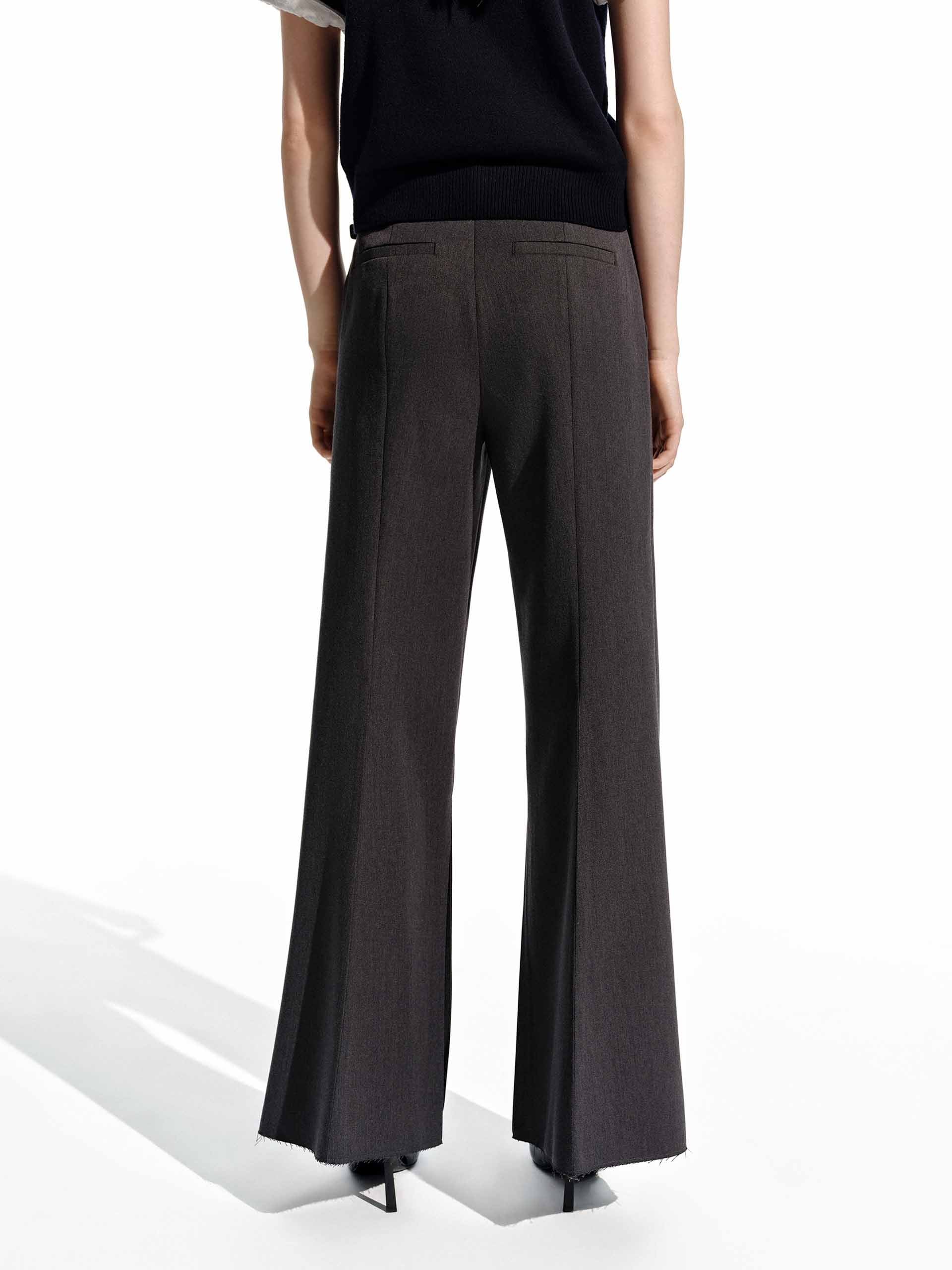 Tailored Raw Hem Pants - Image 8