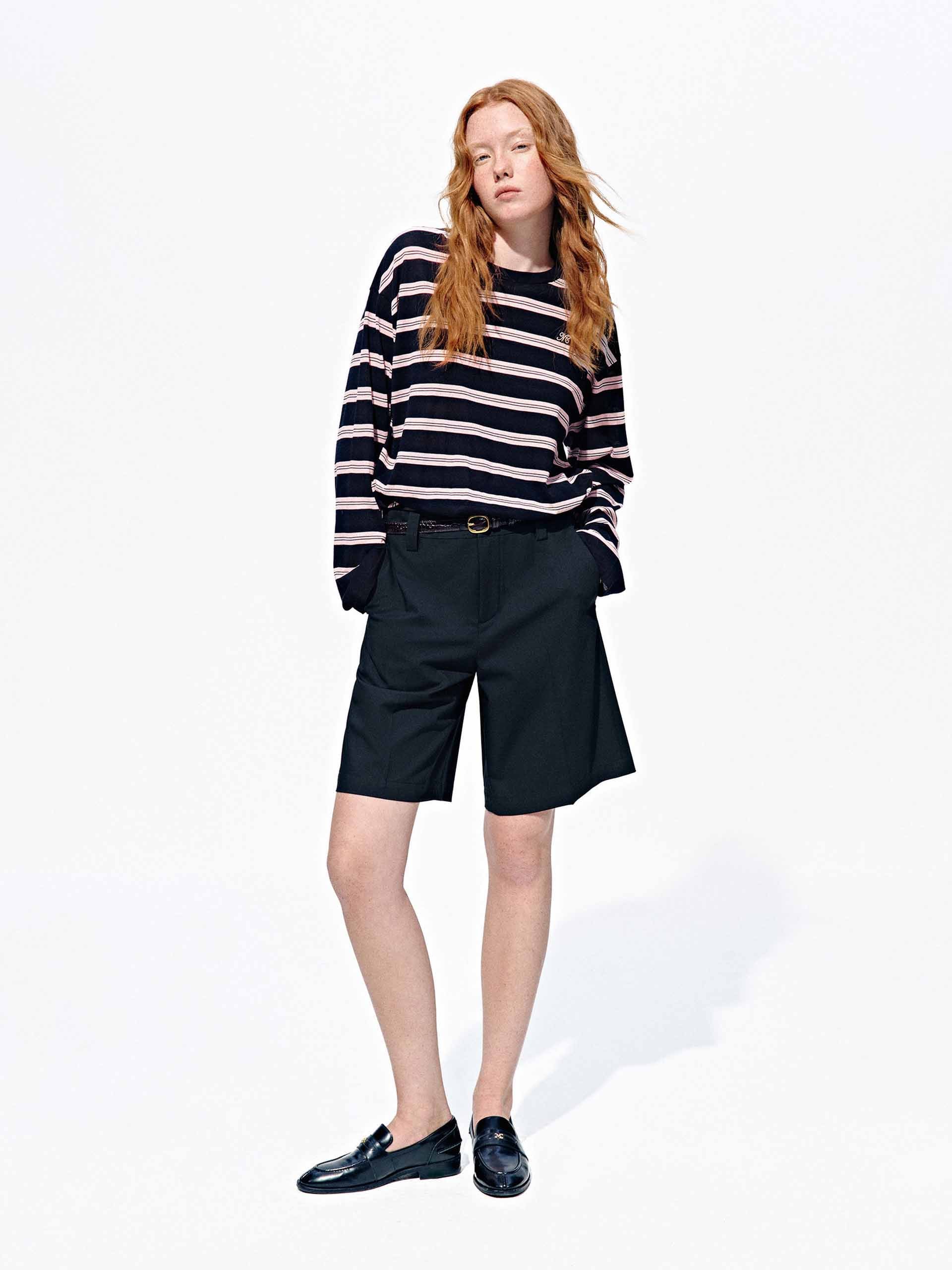 Tailored Straight Bermuda Shorts - Image 9