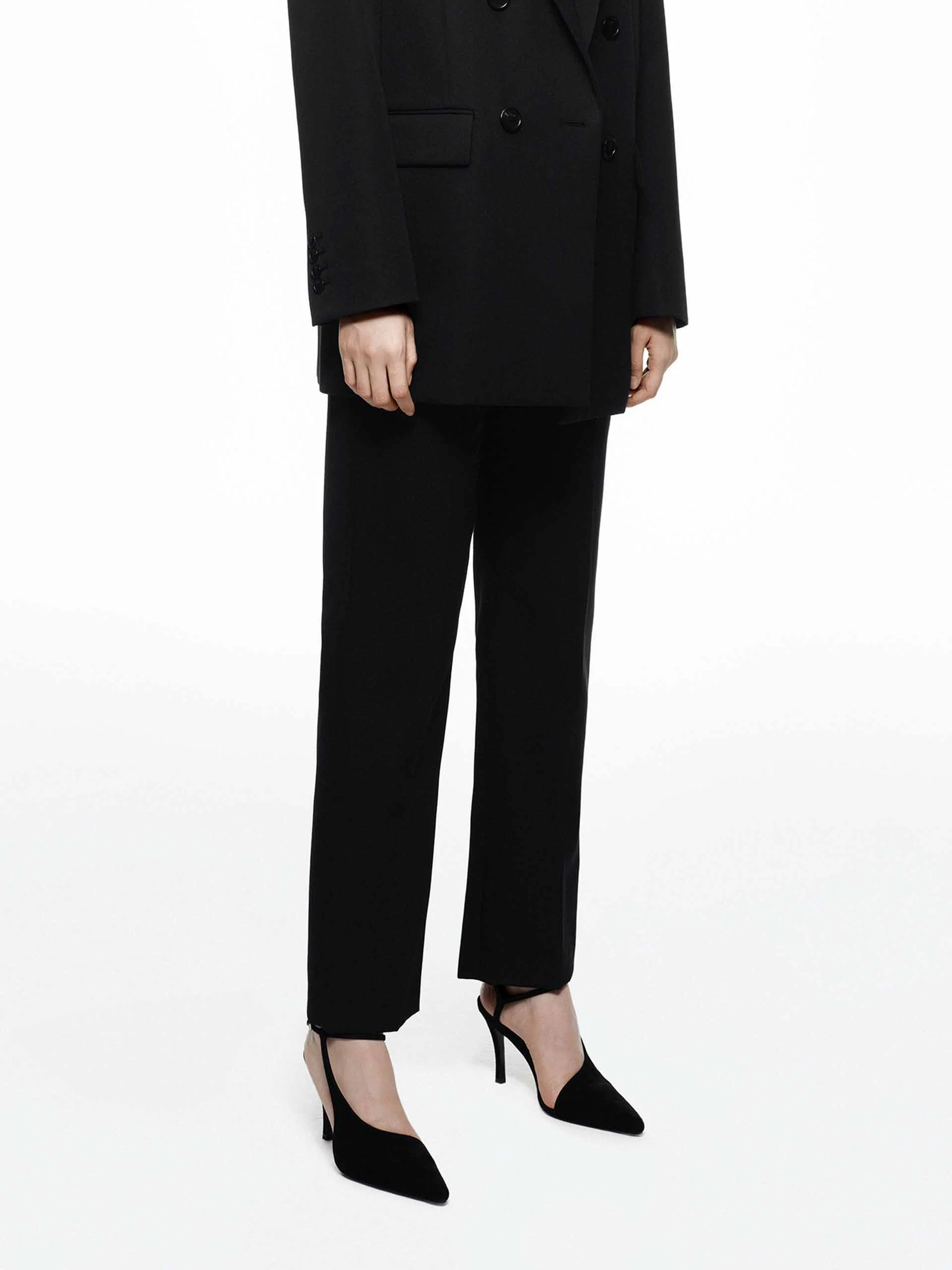 Tailored Wool Ankle Pants - Image 7