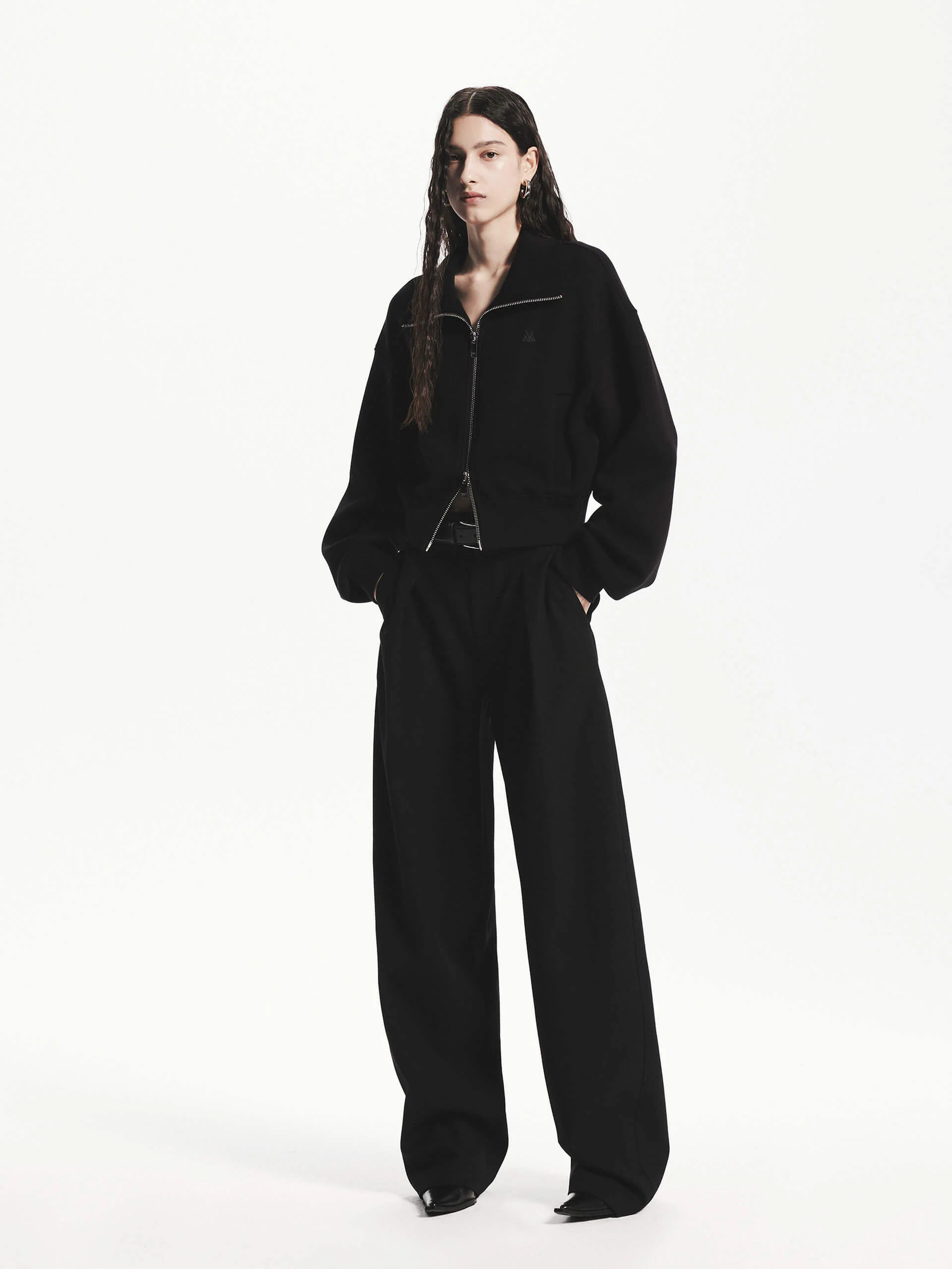 Tailored Wool Blend Pants - Image 2
