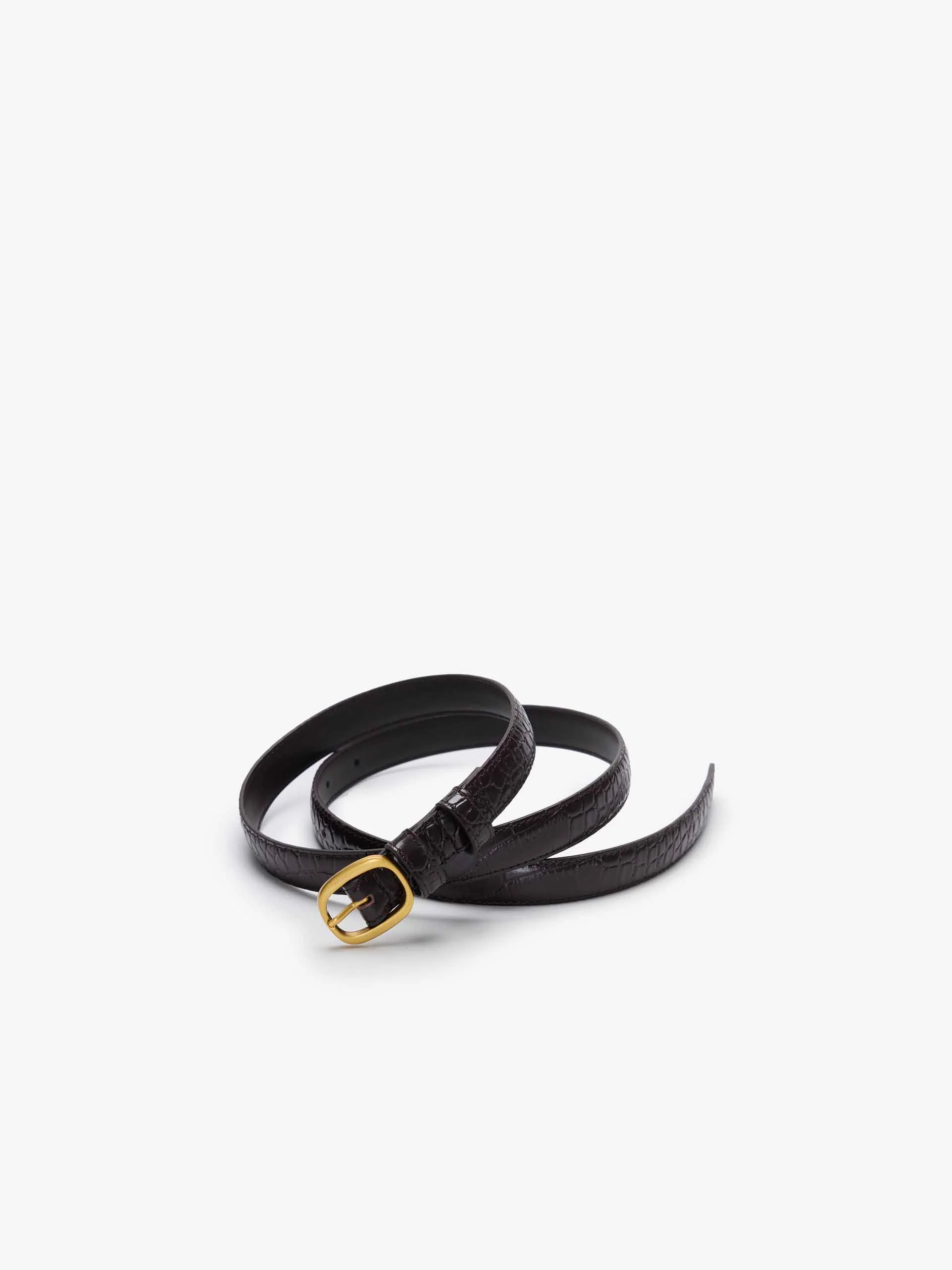 Textured Cowhide Leather Belt - Image 10