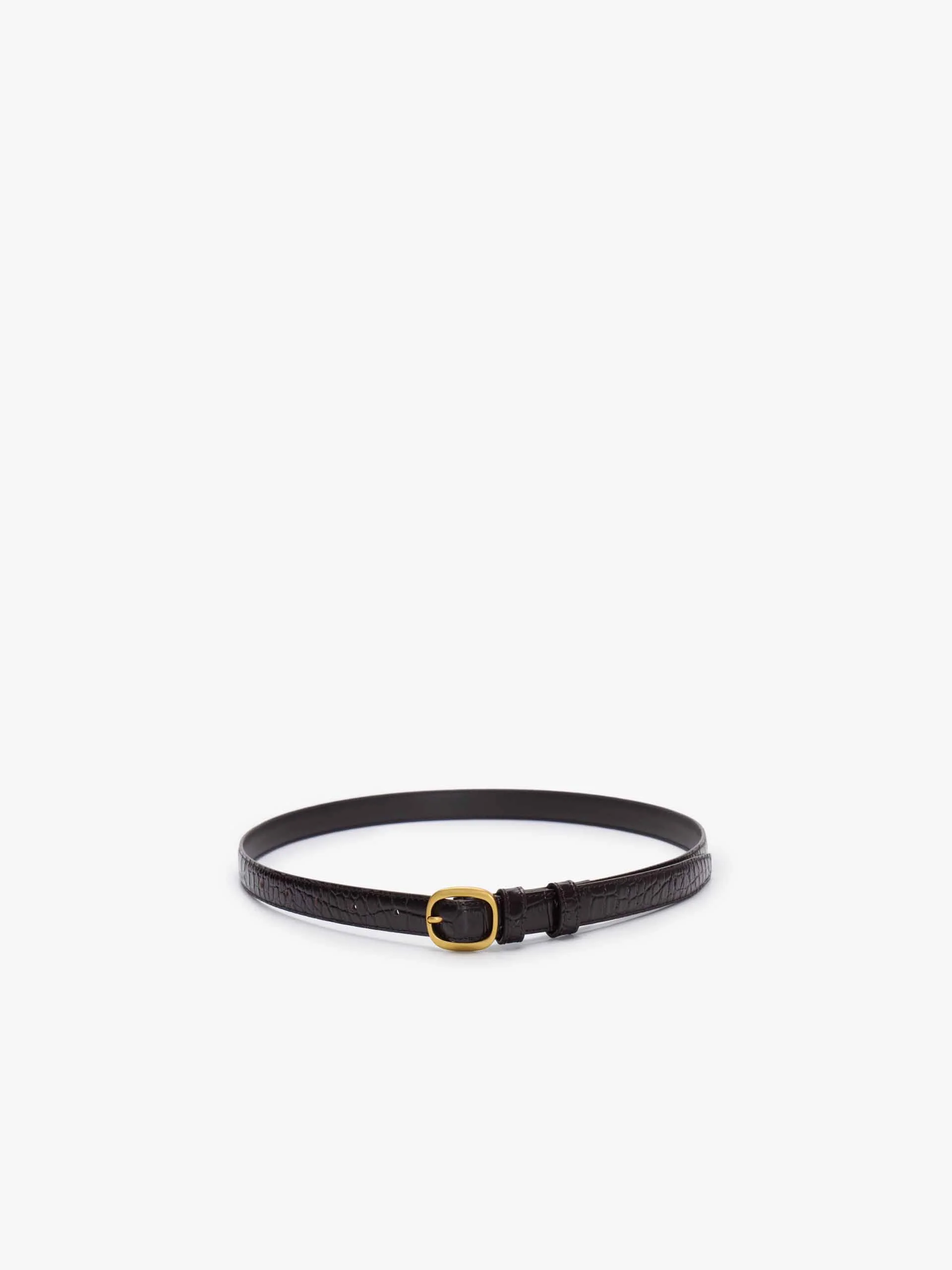 Textured Cowhide Leather Belt - Image 11