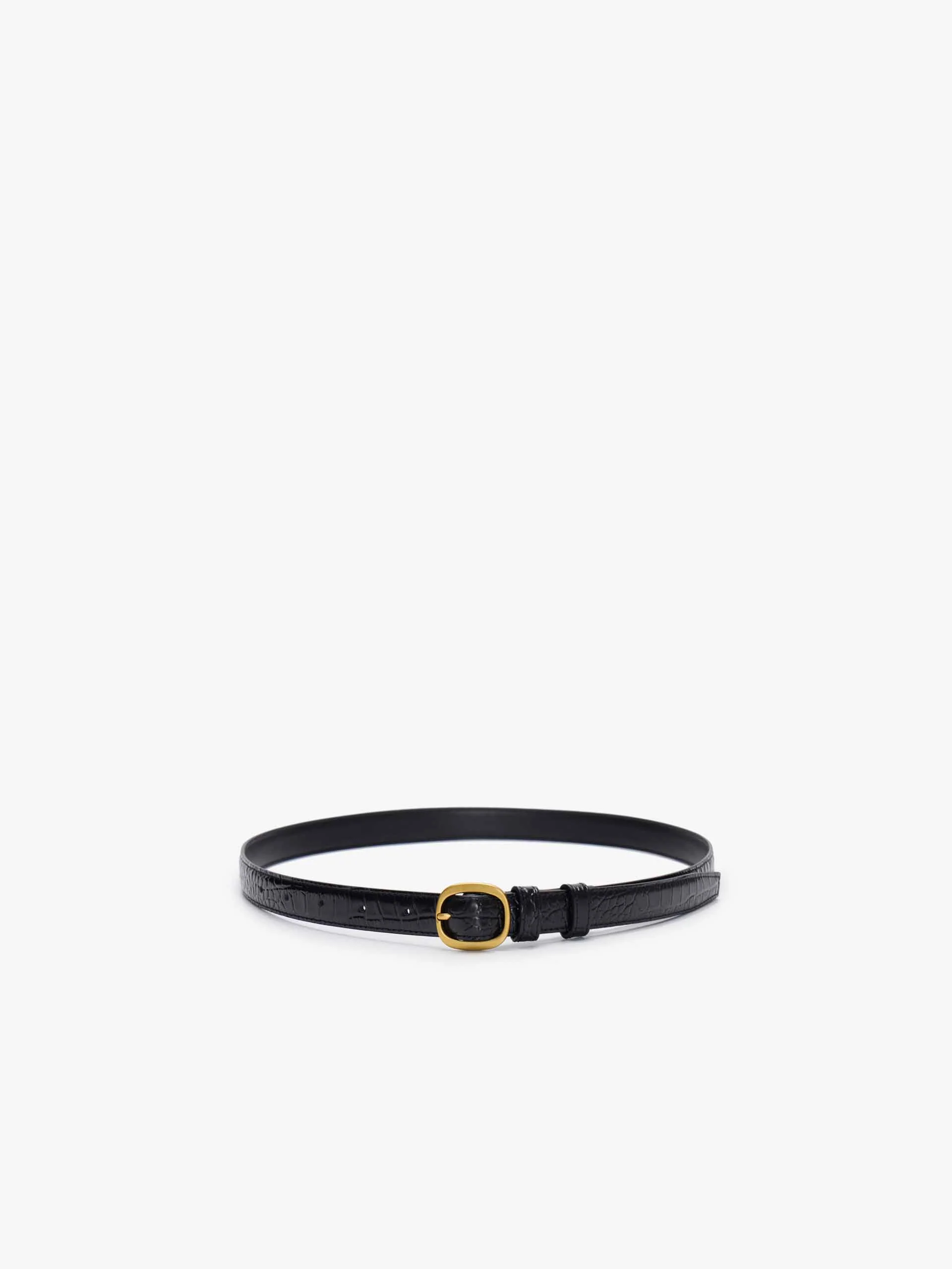 Textured Cowhide Leather Belt - Image 12