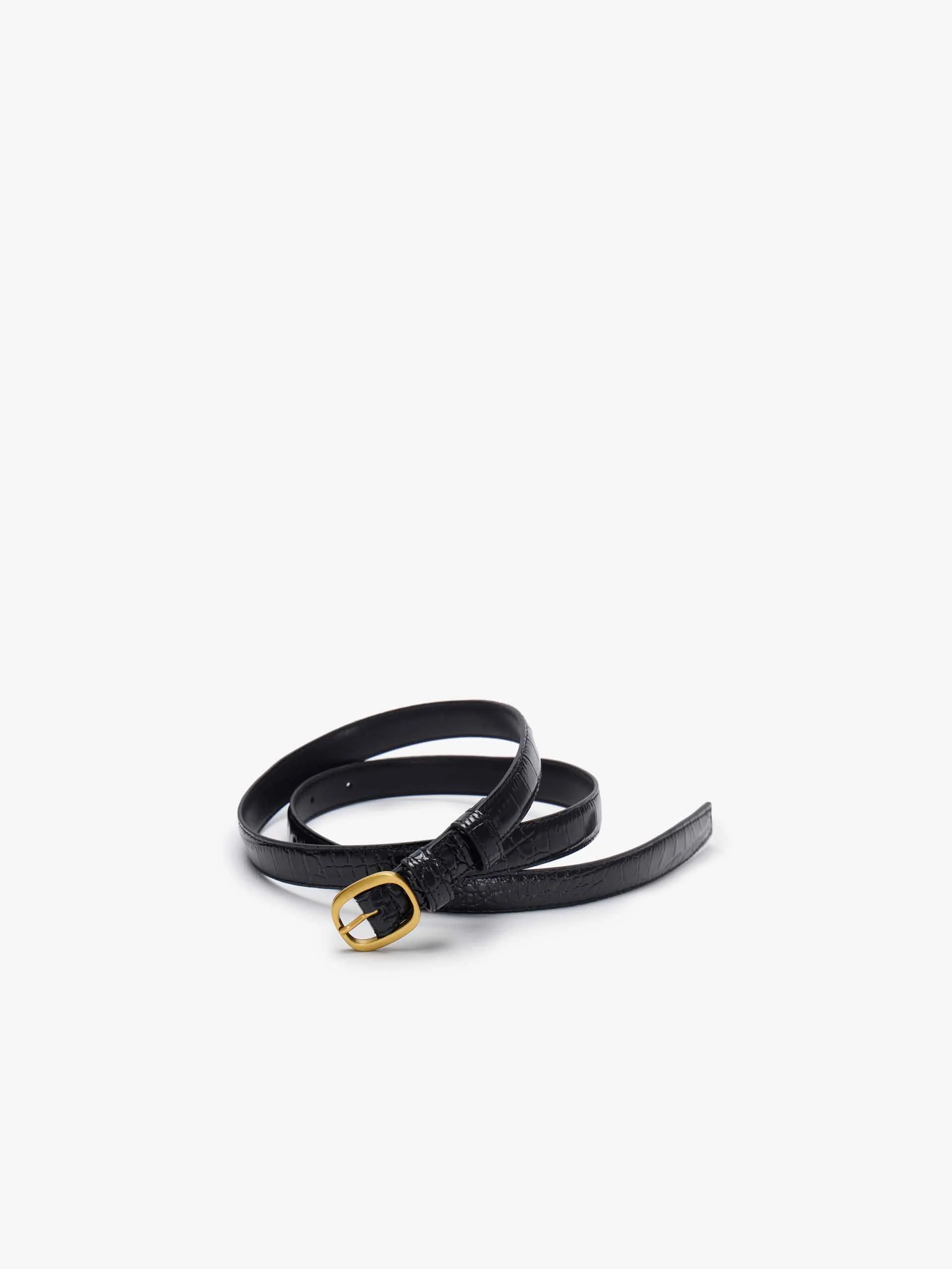 Textured Cowhide Leather Belt - Image 16