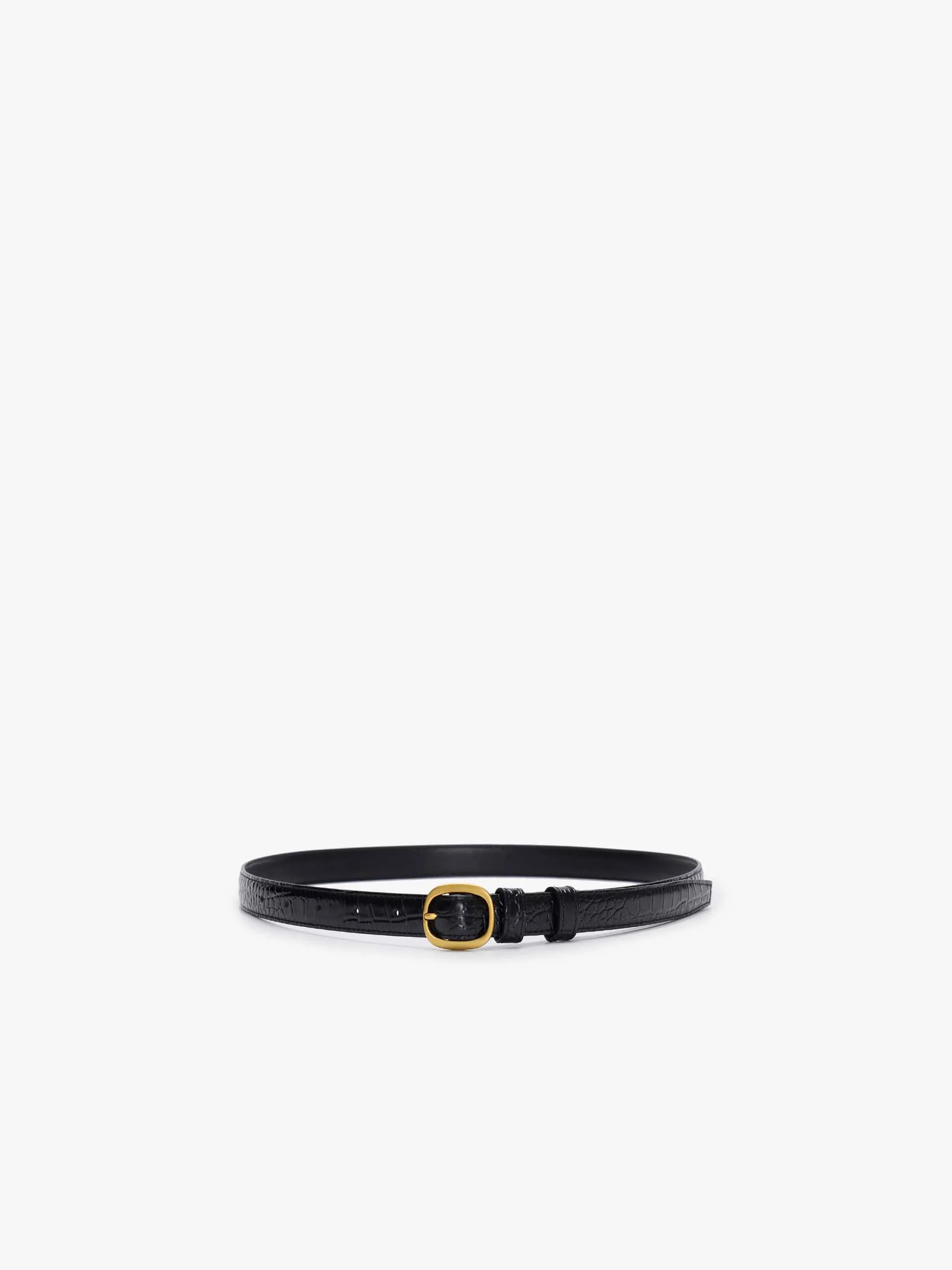Textured Cowhide Leather Belt - Image 17